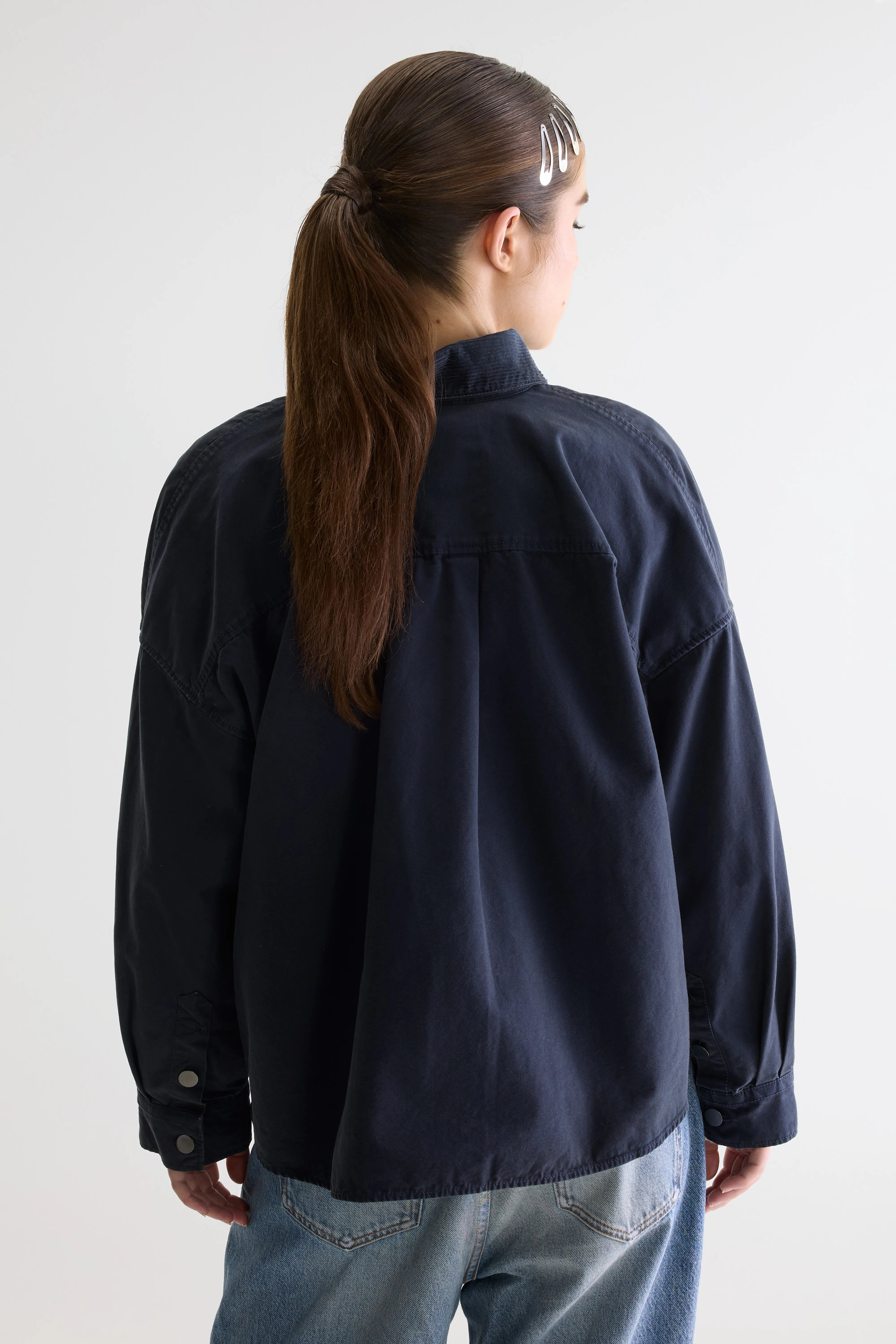 Wandy relaxed overshirt (261 / W / NAVY)