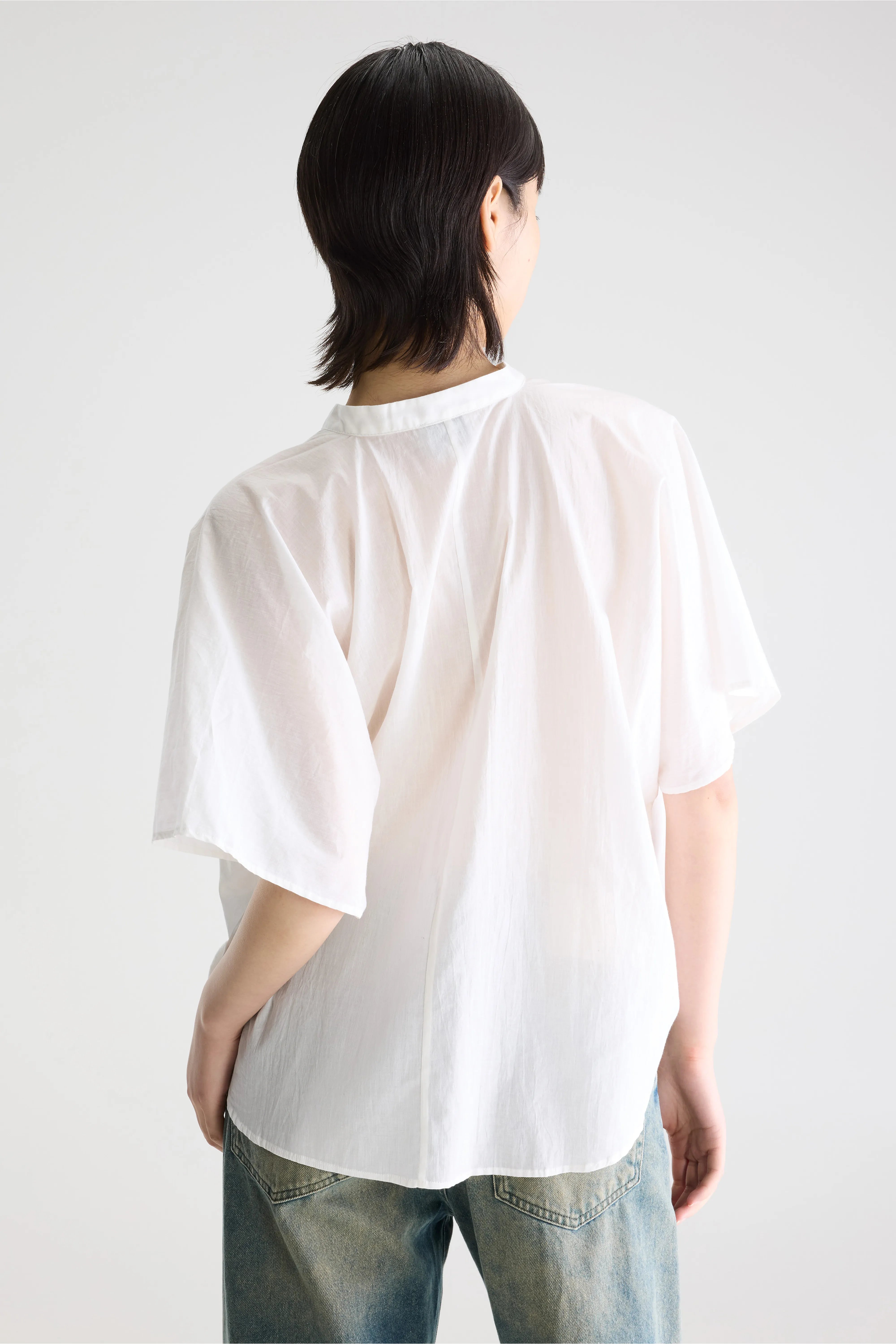 Blouse à volants Dahlia (261 / W / WHITE)