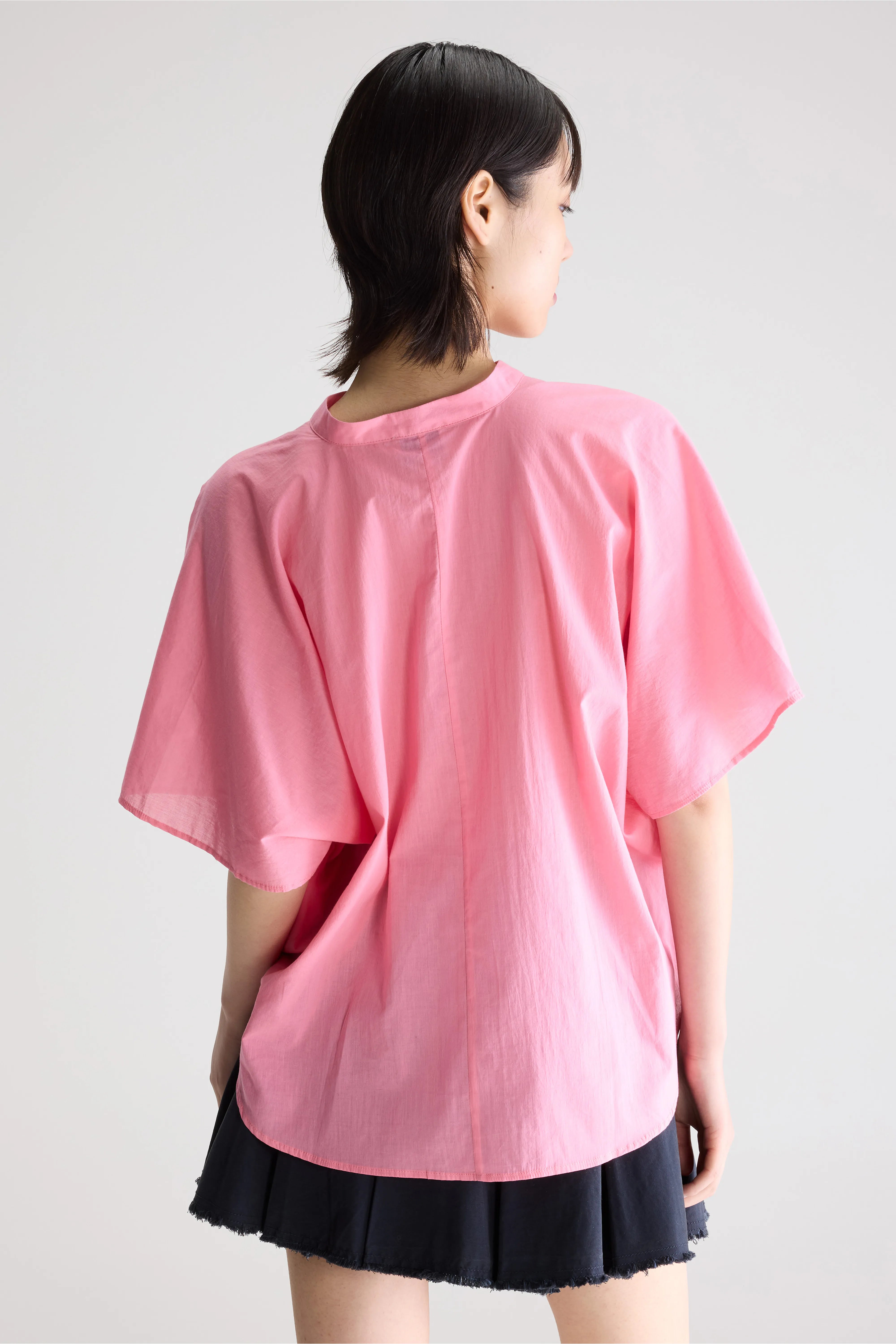 Dahlia Ruffled Blouse - Geranium For Women | Bellerose