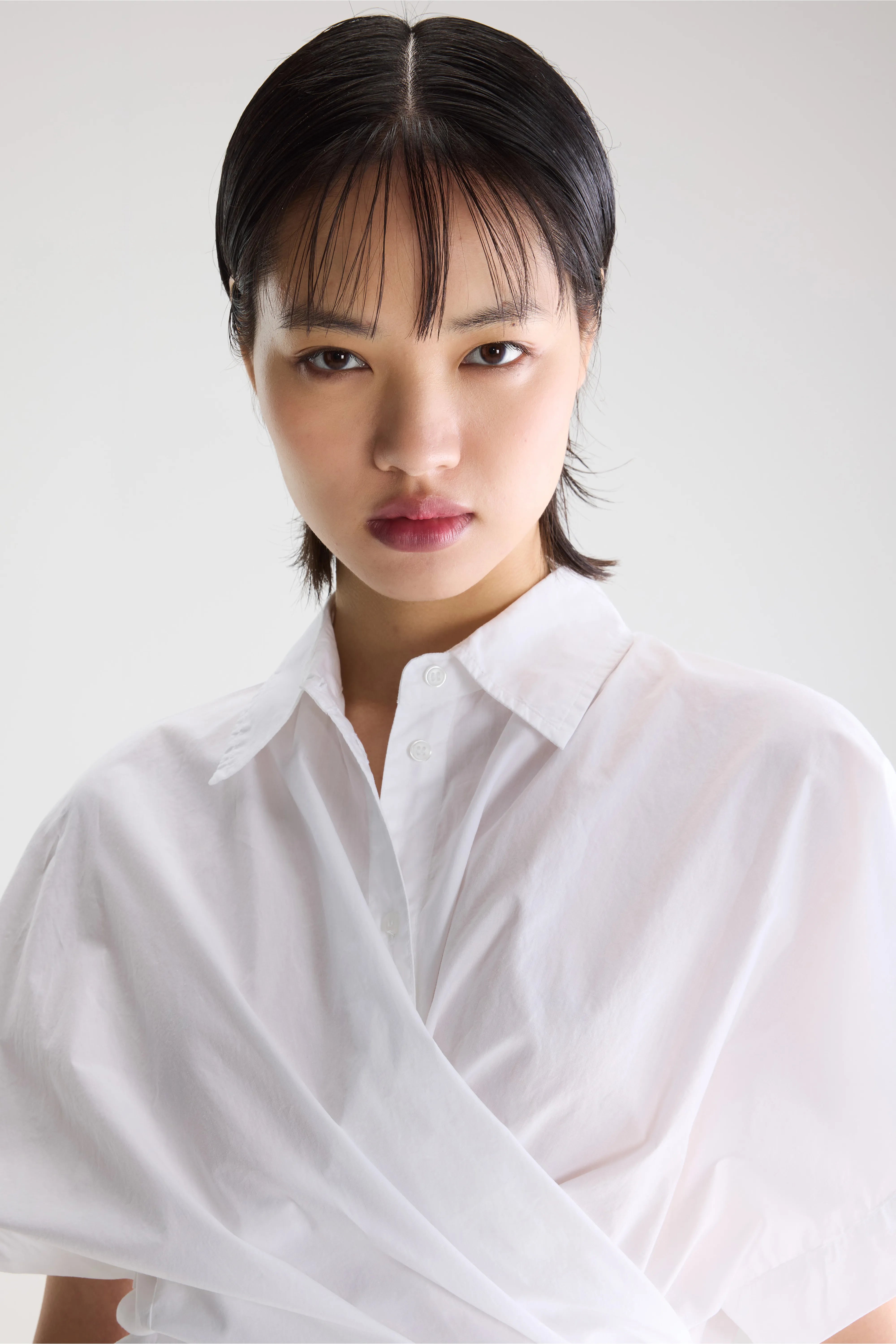 Coral Blouse Met Strik - White Voor Dames | Bellerose