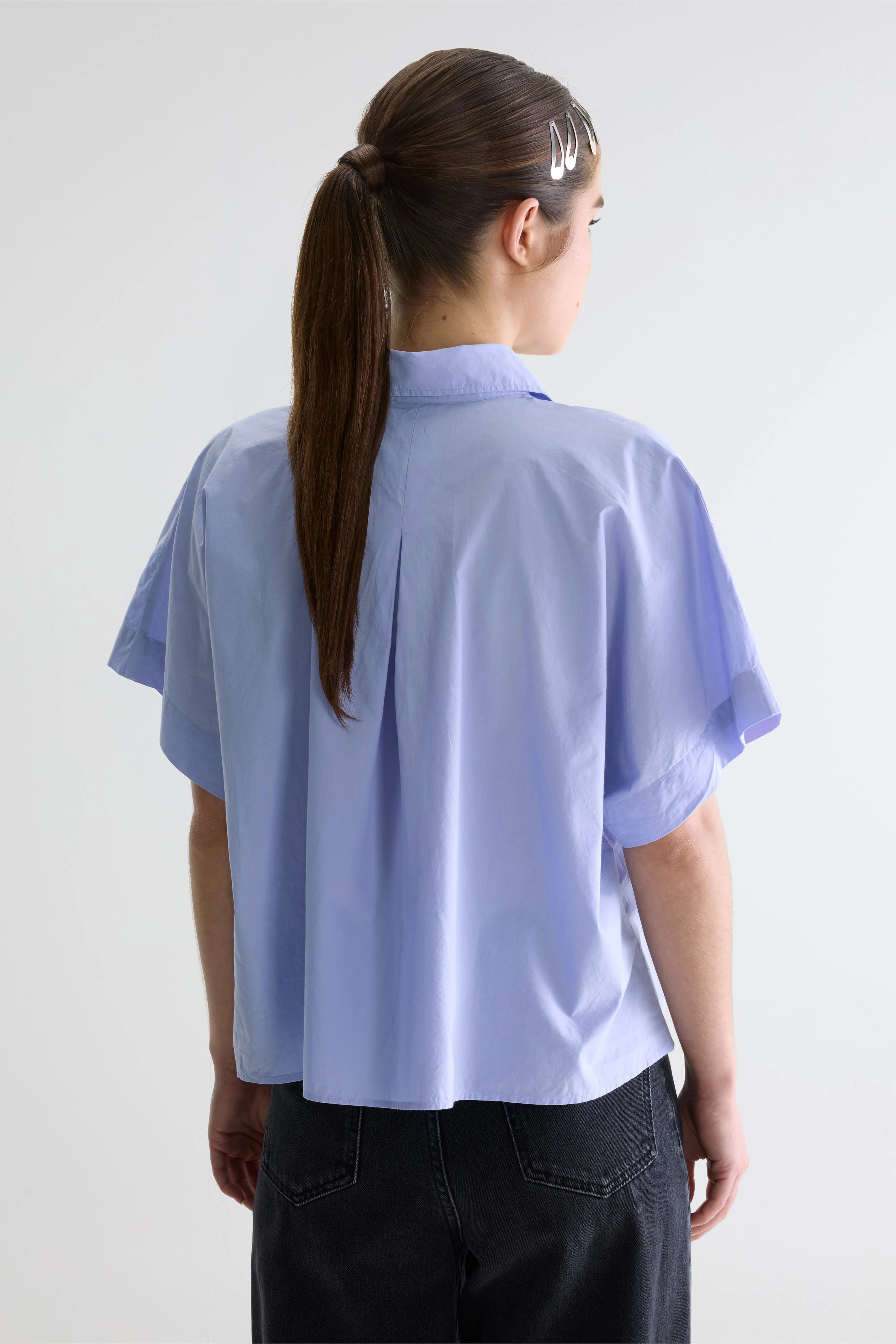 Coral Blouse Met Strik - Lavender Voor Dames | Bellerose