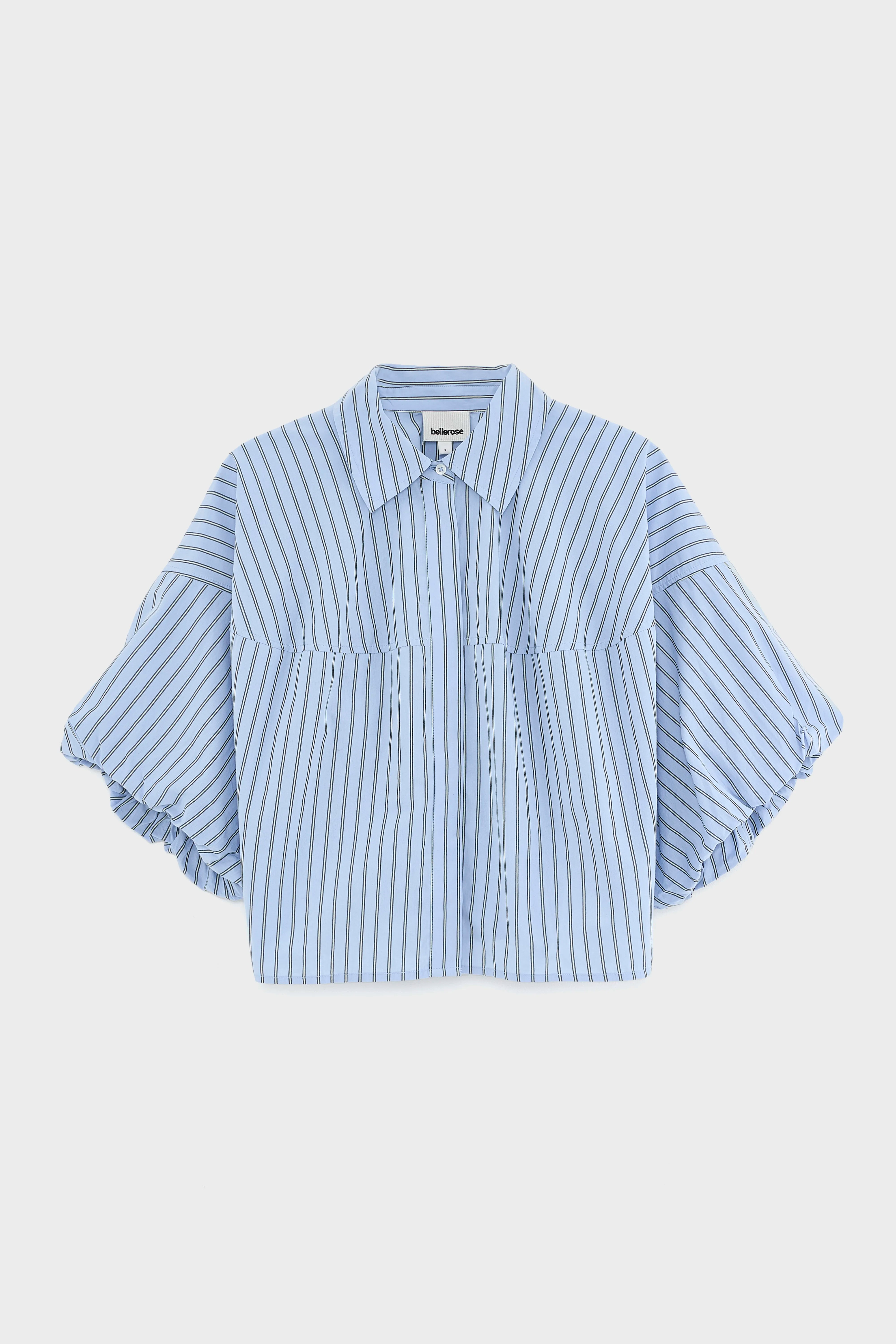 Cassy balloon shirt (261 / W / STRIPE B)