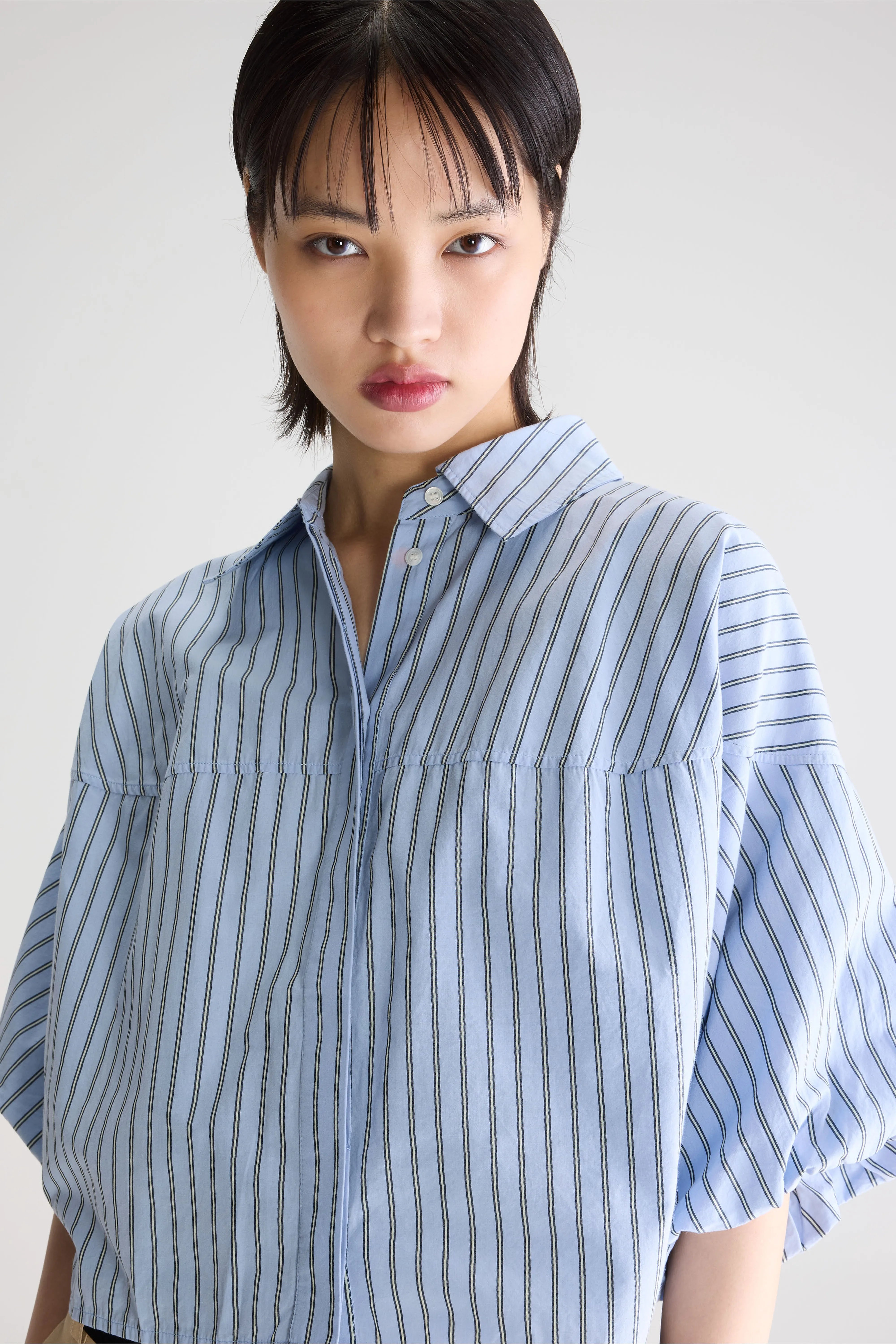 Chemise ballon Cassy (261 / W / STRIPE B)