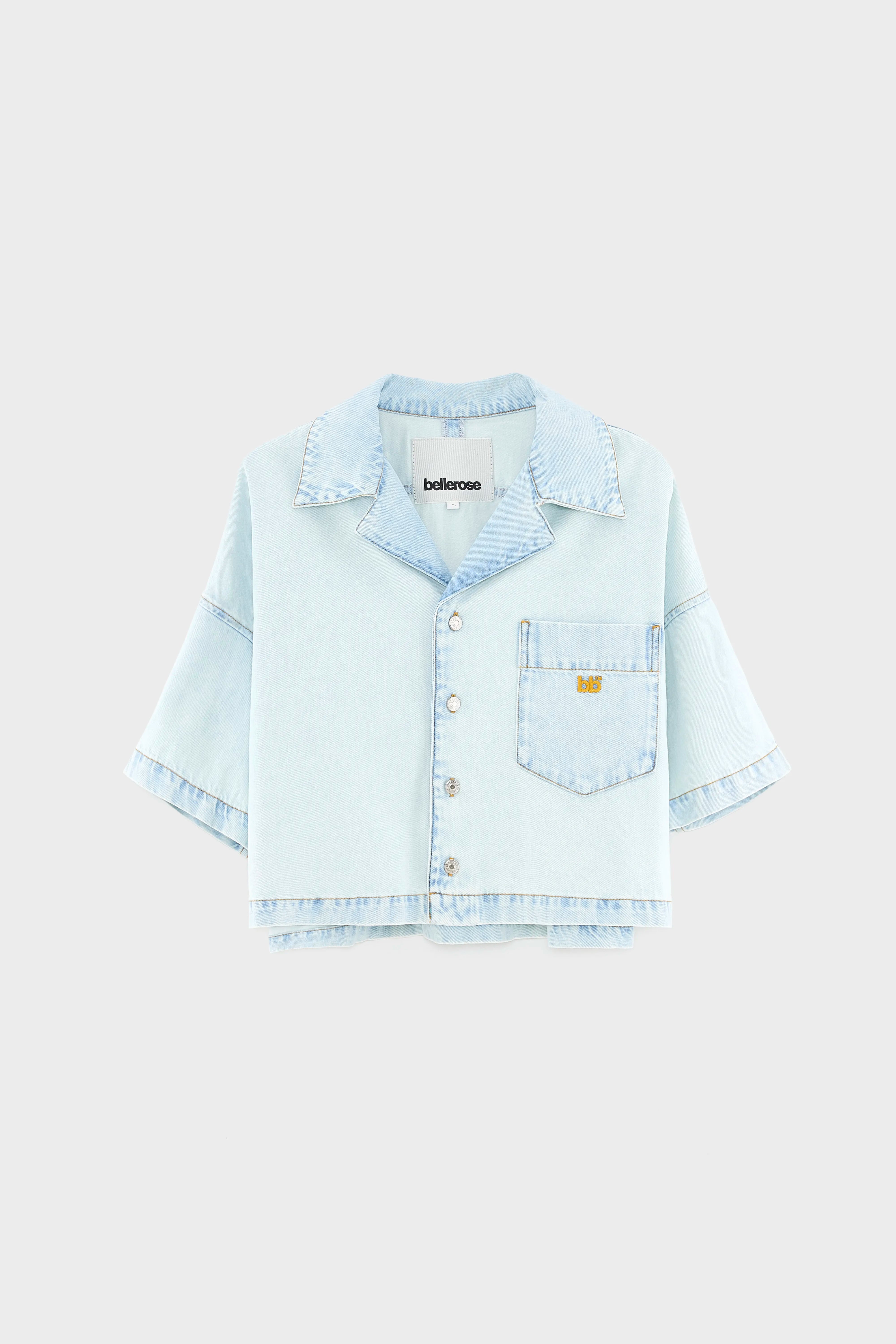 Poppa denim hemd (261 / W / ICE BLEACH)