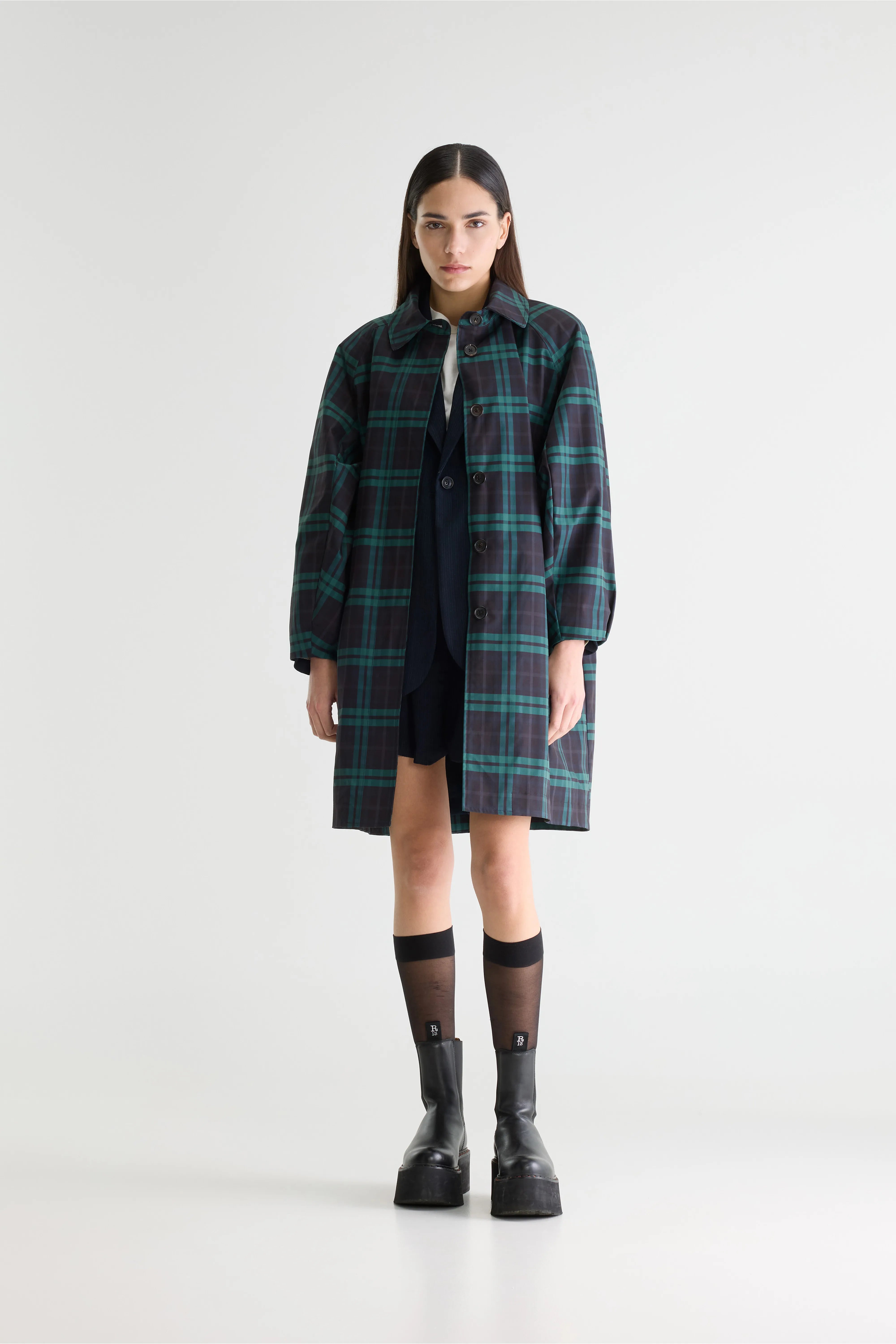 Julie Trench Coat - Bottle / Navy / Worker For Women | Bellerose