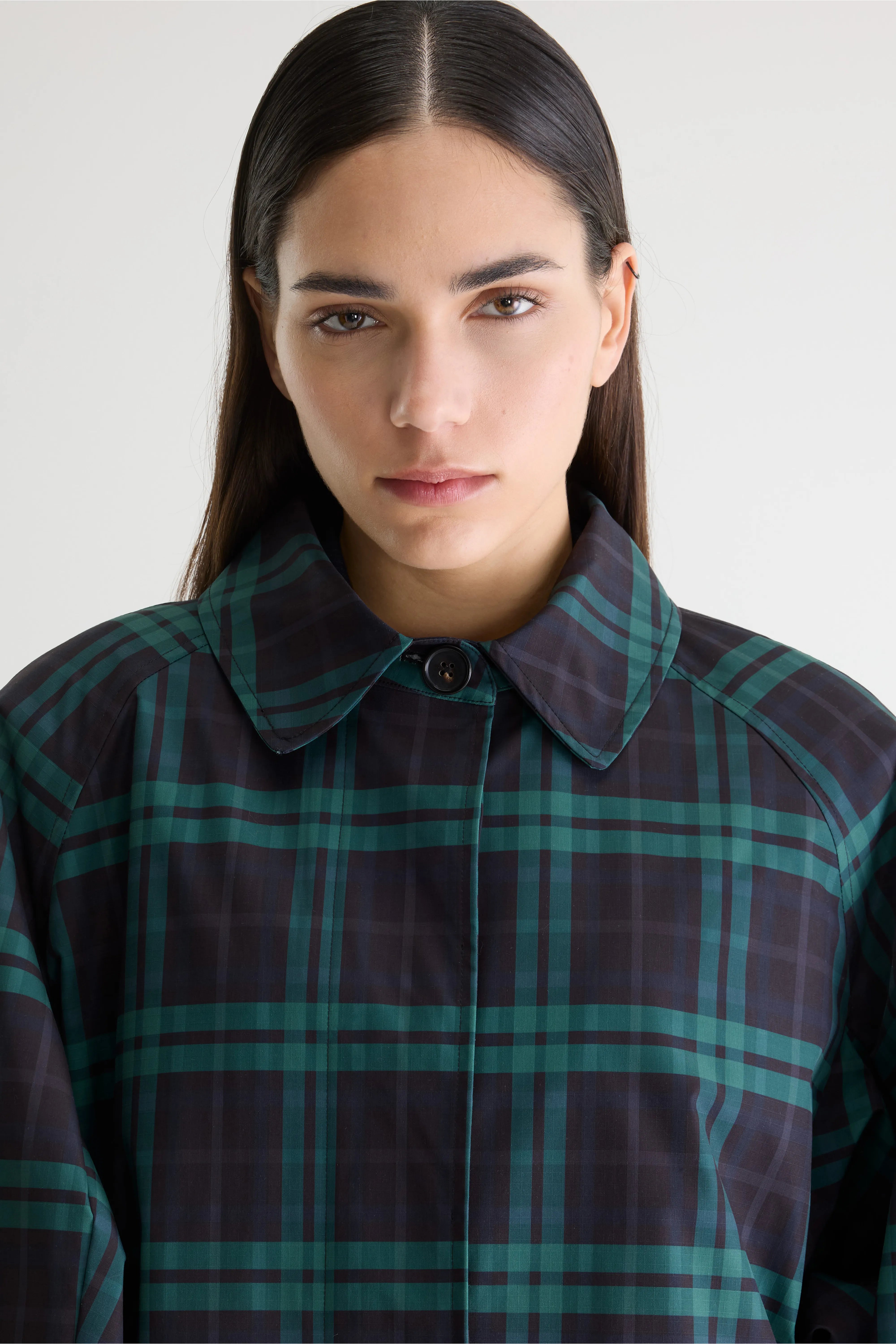 Julie trench coat (261 / W / CHECK A)