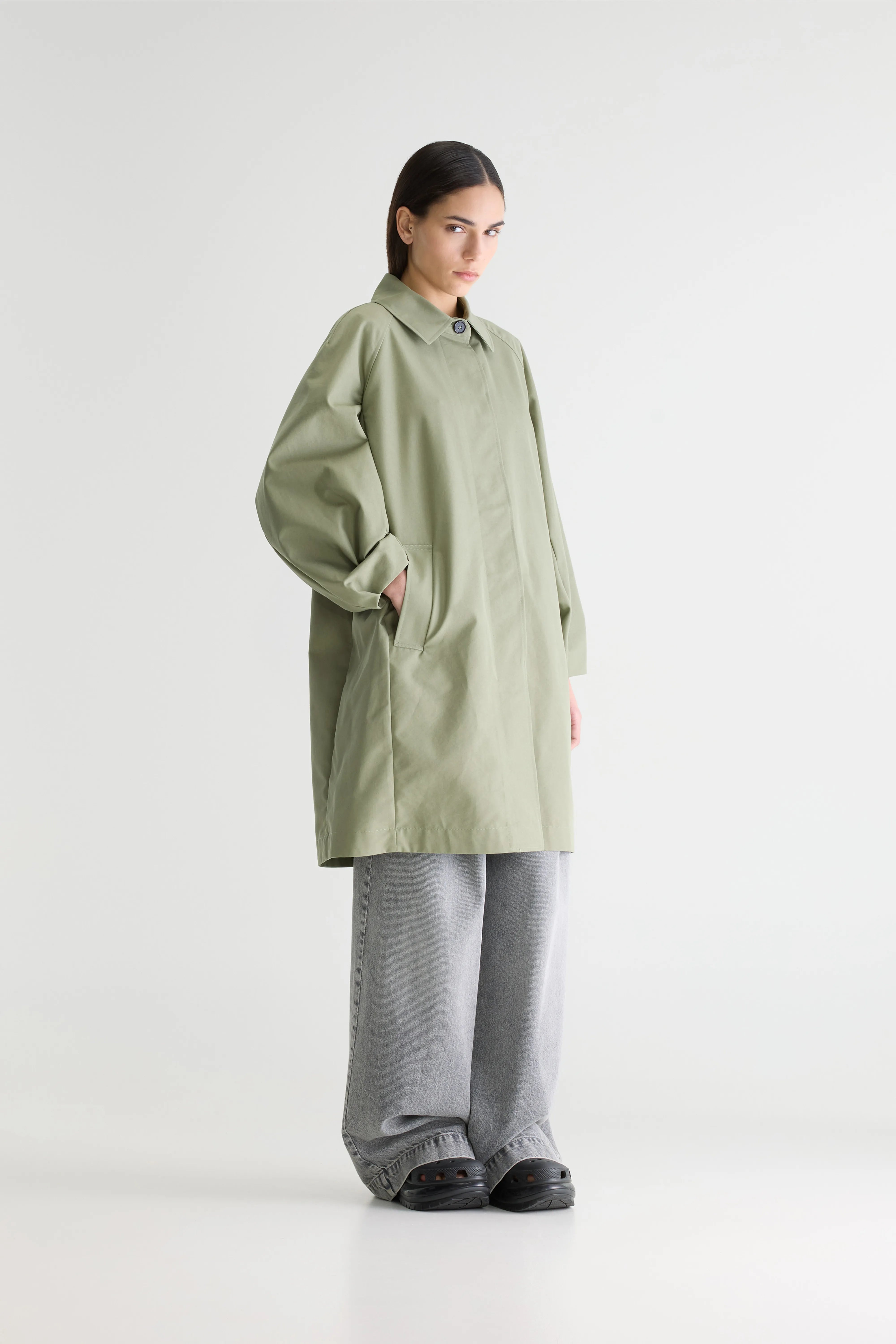 Julie Trench Coat - Sauge For Women | Bellerose