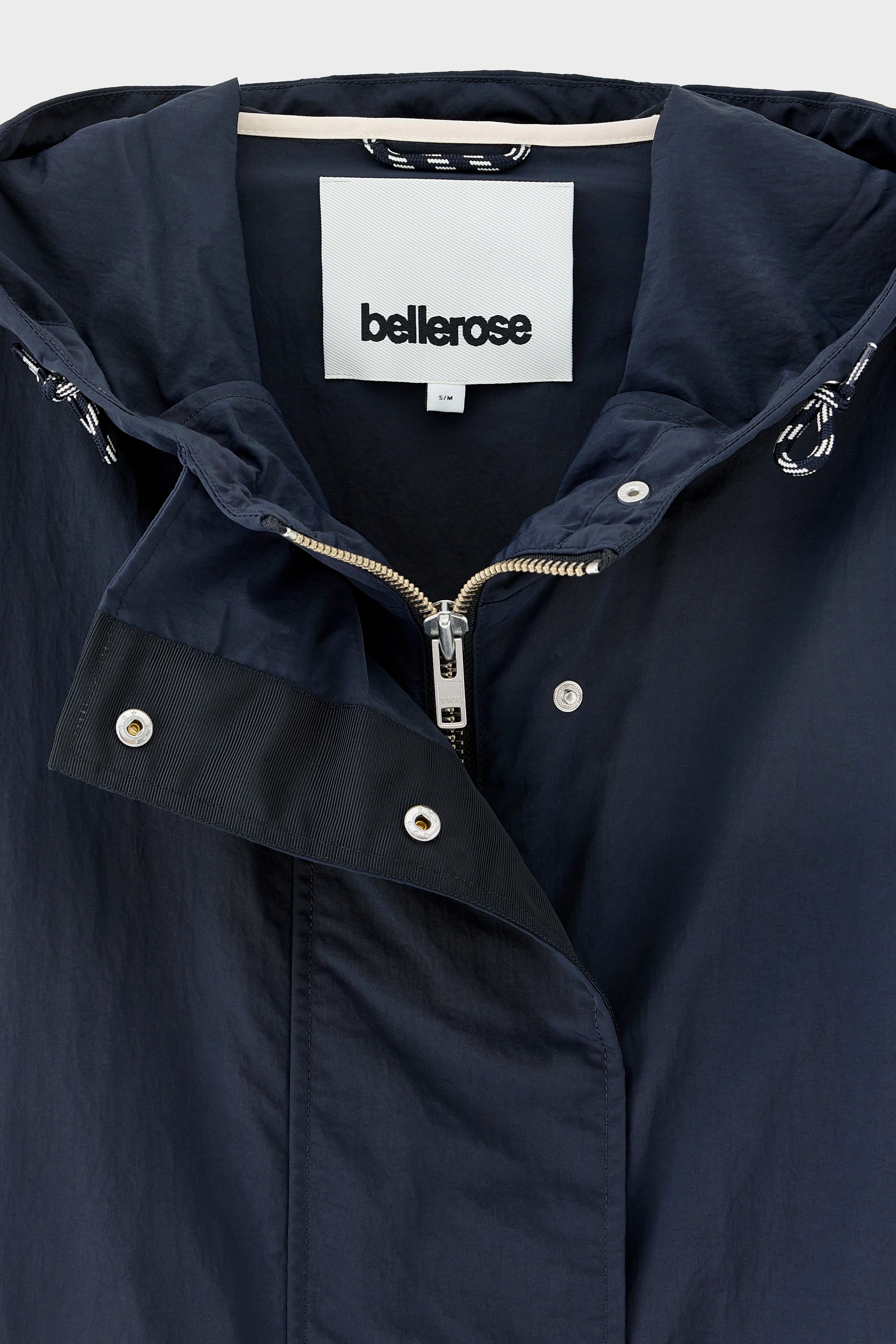 Henny Hooded Coat - Navy For Women | Bellerose
