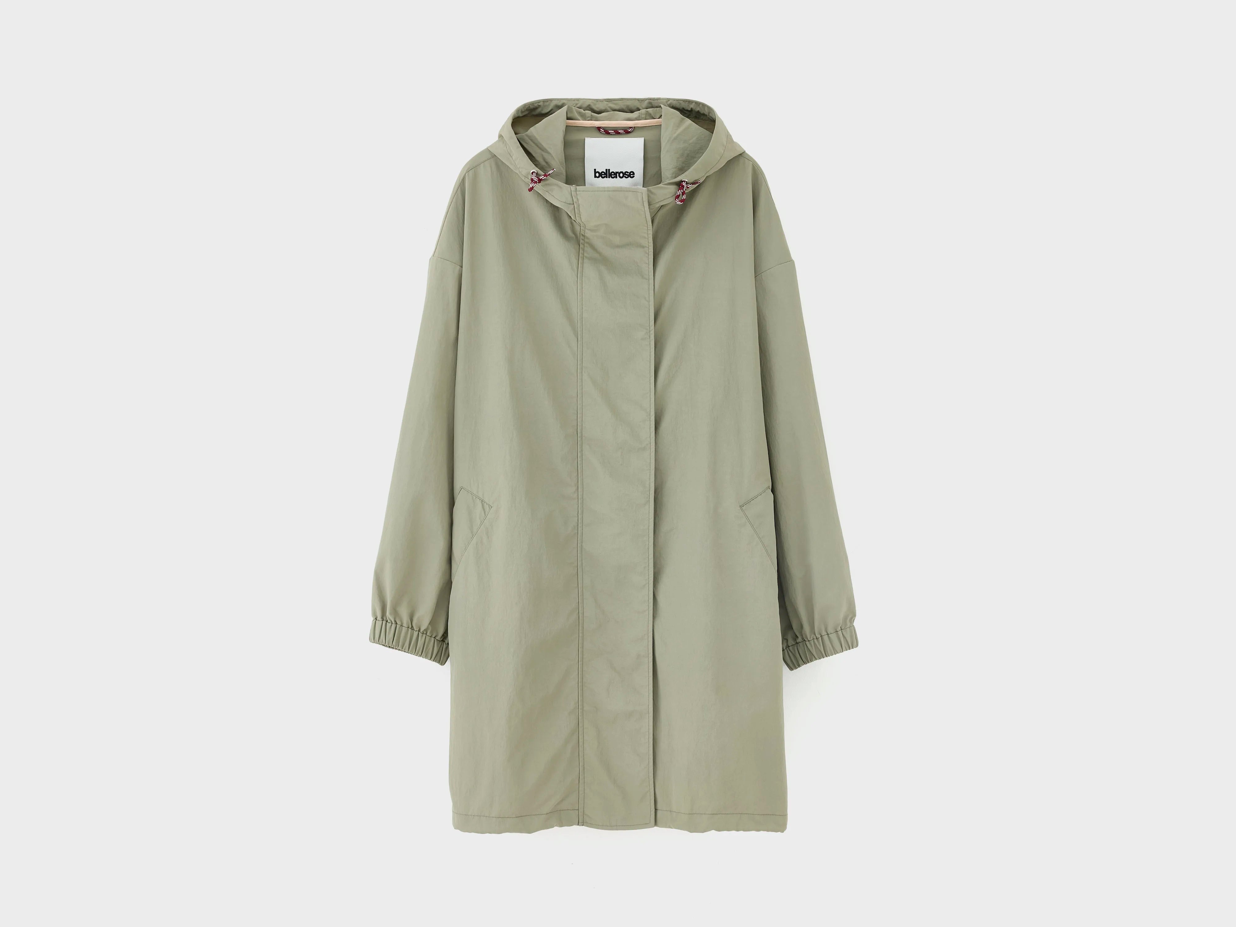 Henny hooded coat (261 / W / EUCALYPTUS)