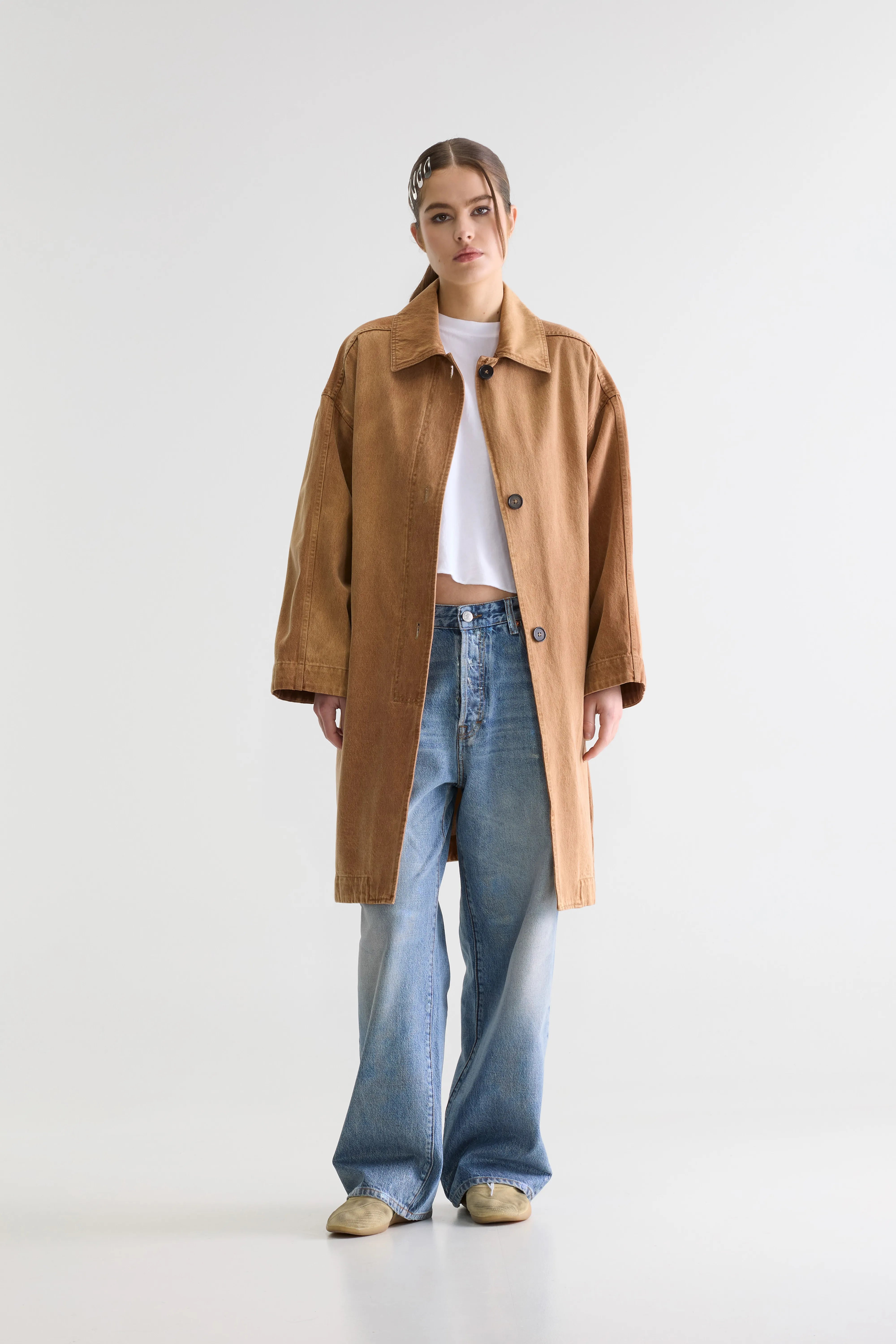 Manteau En Denim Jana - Vintage wash Pour Femme | Bellerose