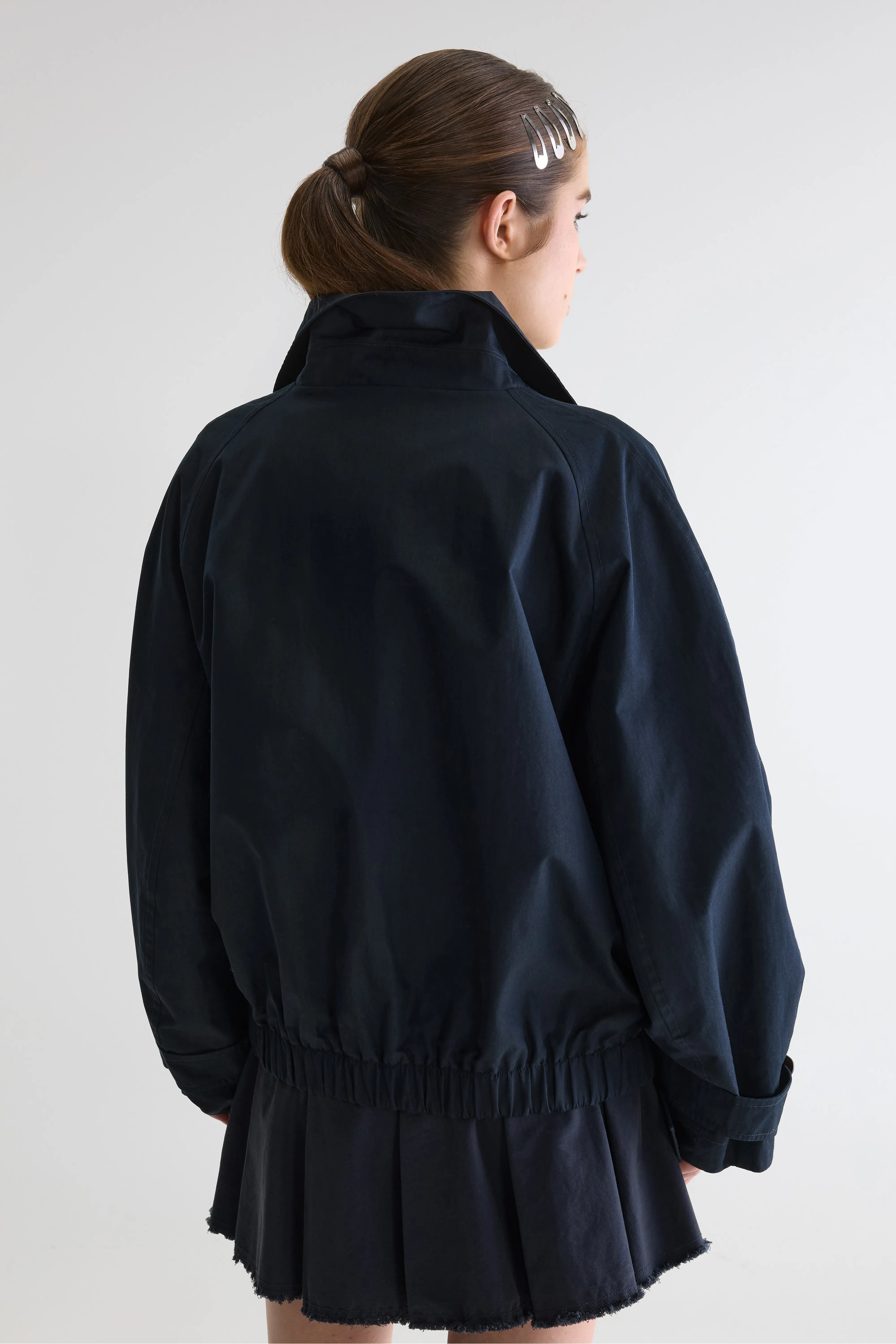 Helina Korte Trenchcoat - Navy Voor Dames | Bellerose