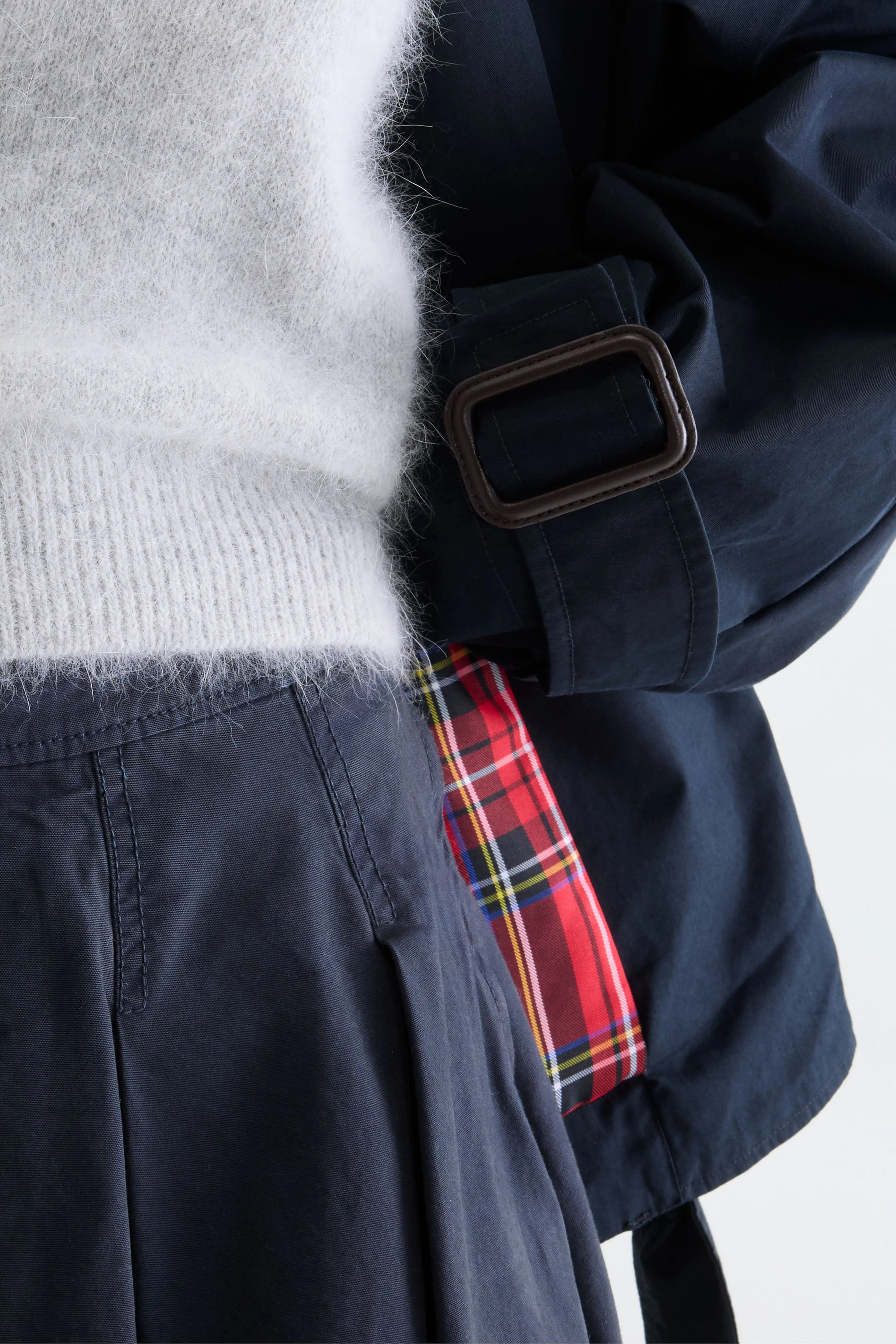 Helina Korte Trenchcoat - Navy Voor Dames | Bellerose