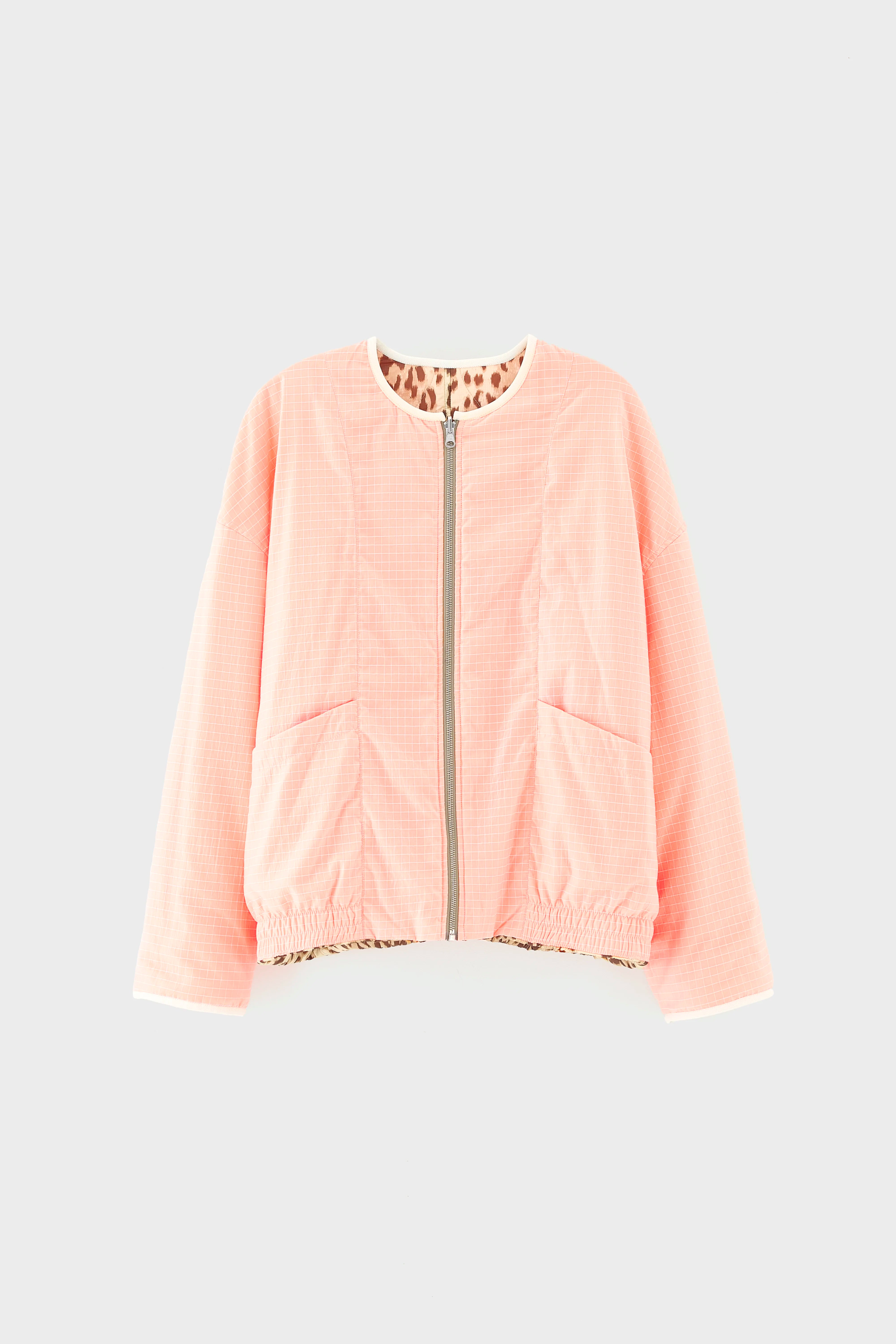 Highland Jas Met Luipaardprint - Cord / Cream / Rafia Voor Dames | Bellerose