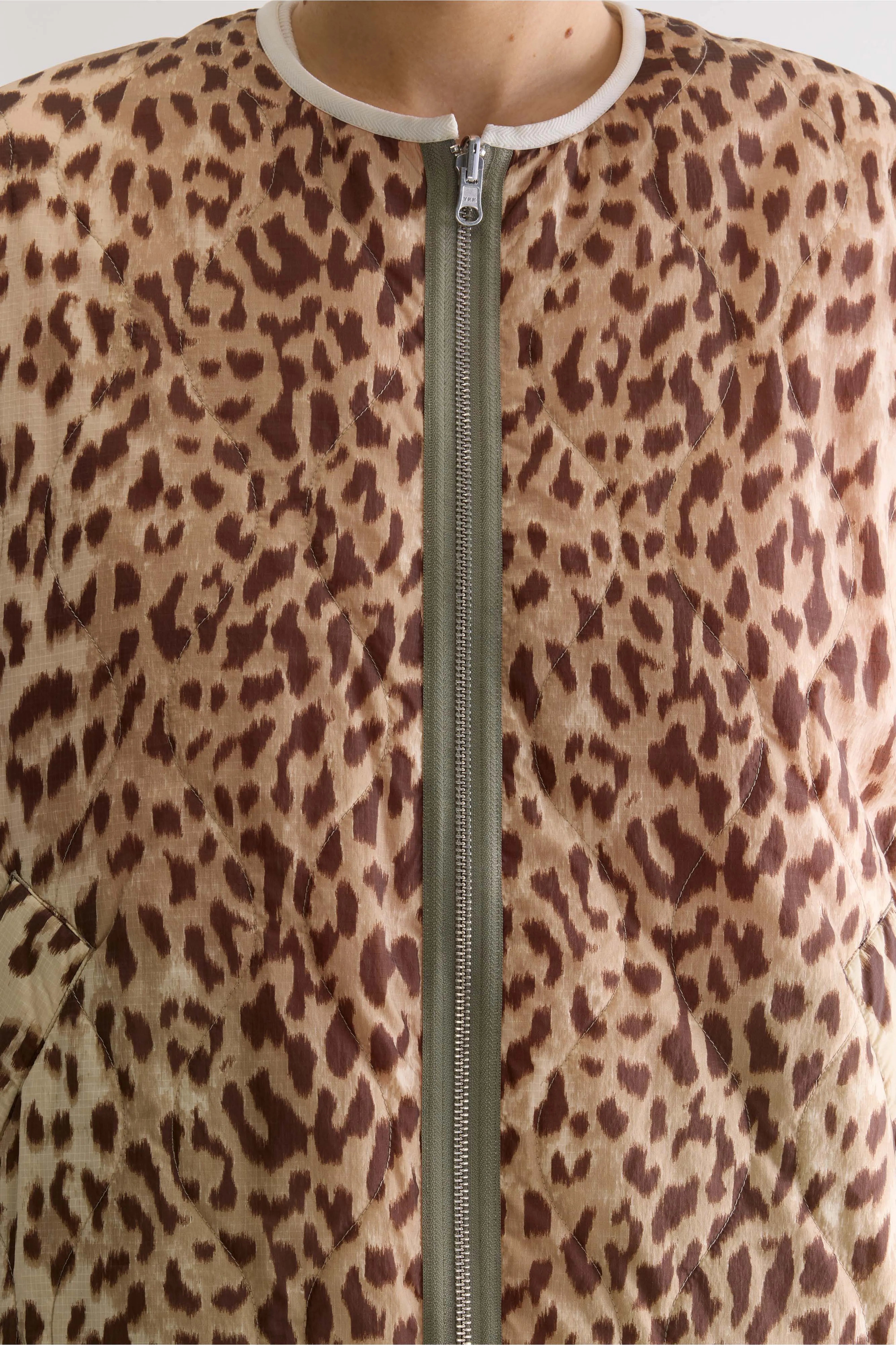 Veste À Imprimé Léopard Highland - Cord / Cream / Rafia Pour Femme | Bellerose