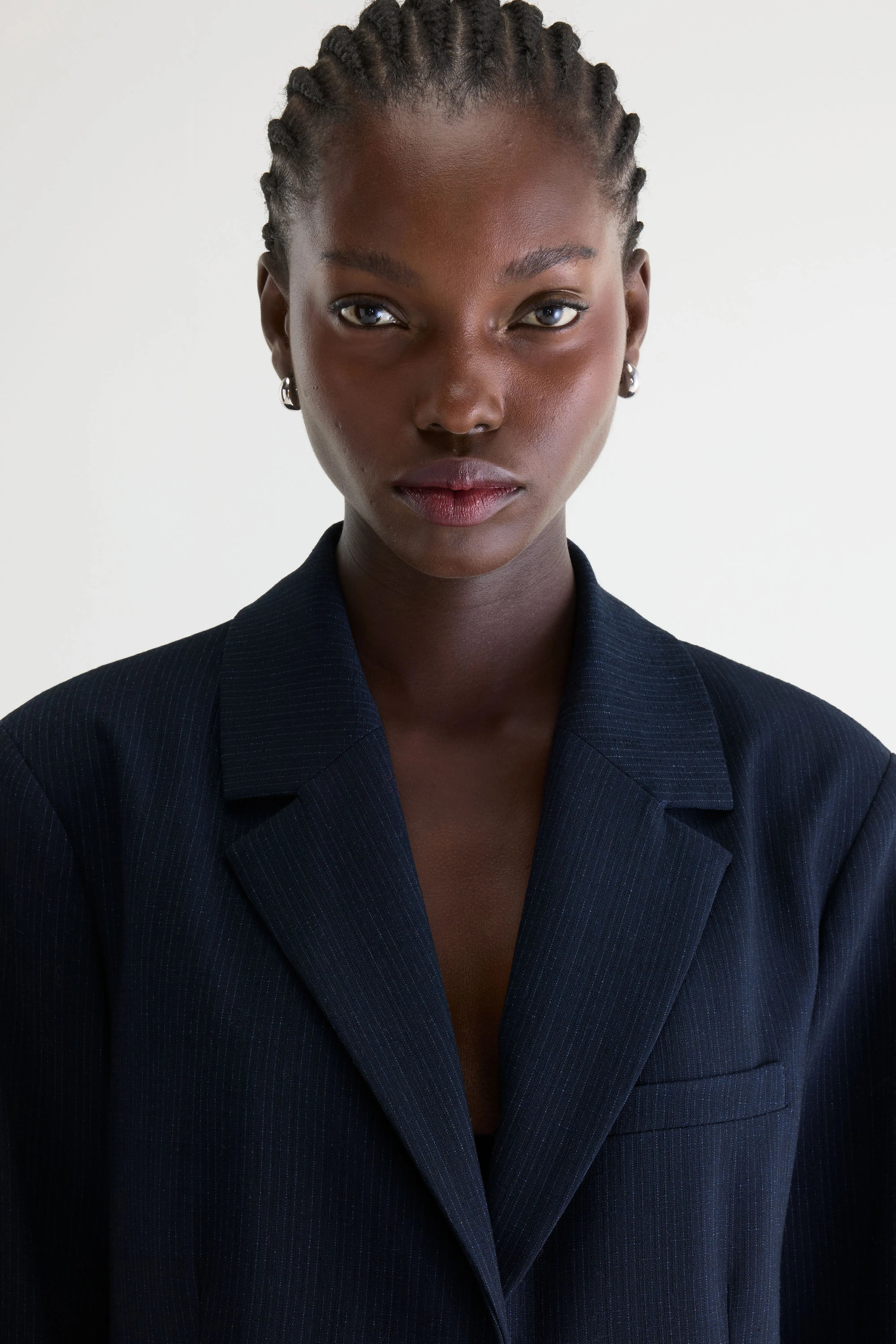 Valenti Klassieke Blazer - Ecru / Navy Voor Dames | Bellerose