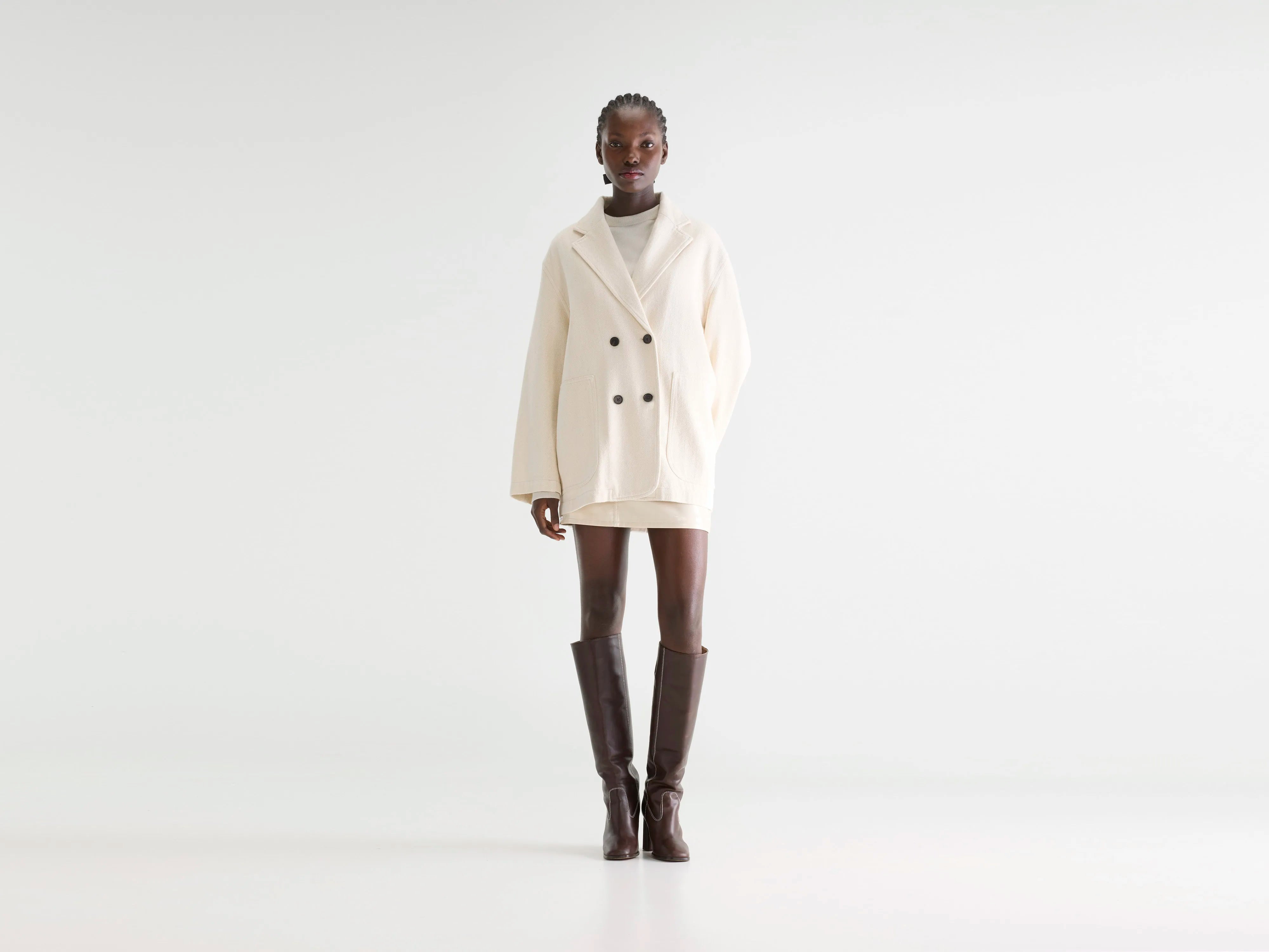 Jazzy relaxte blazer (261 / W / NATURAL)