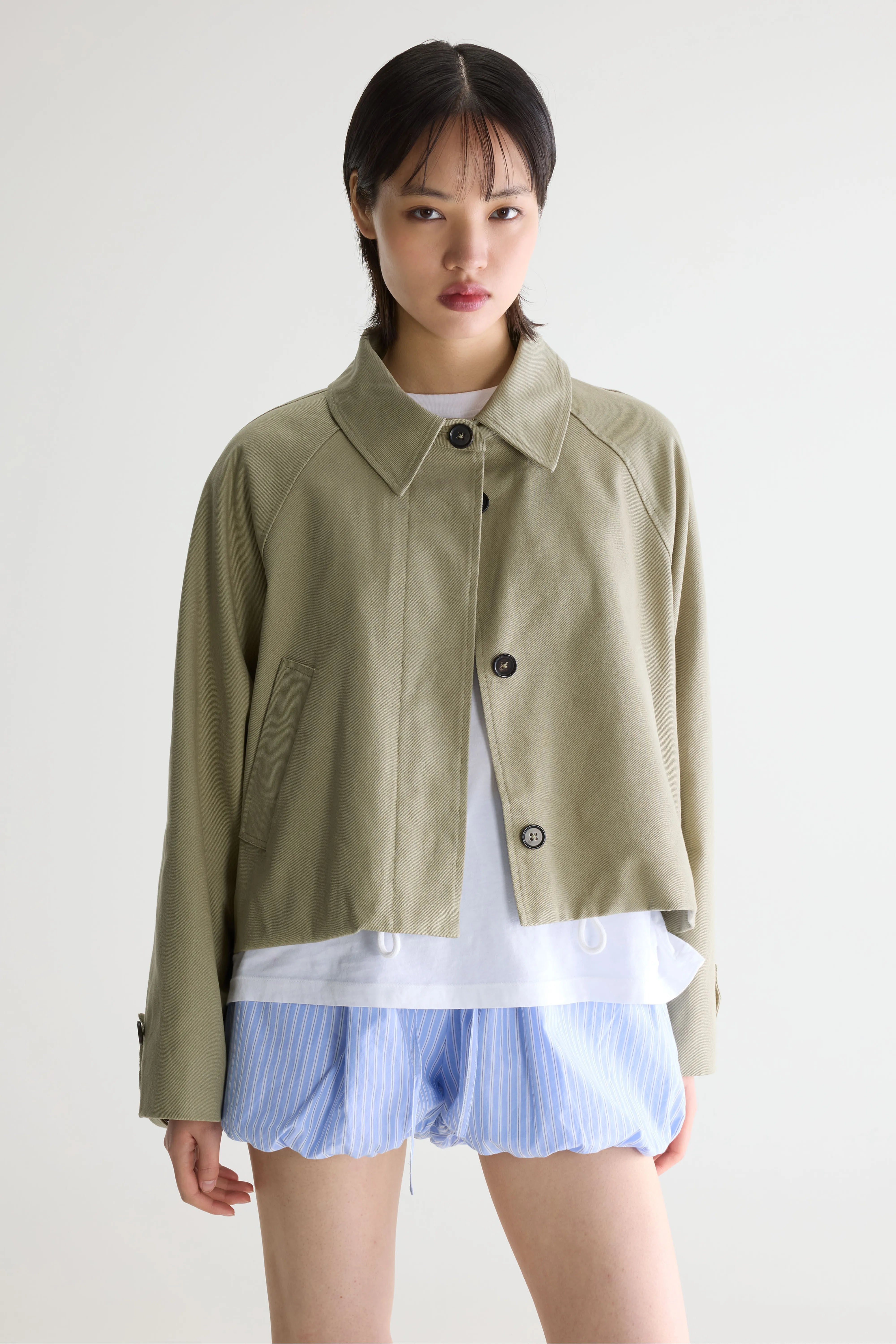 Jessy Denim Jacket - Eucalyptus For Women | Bellerose