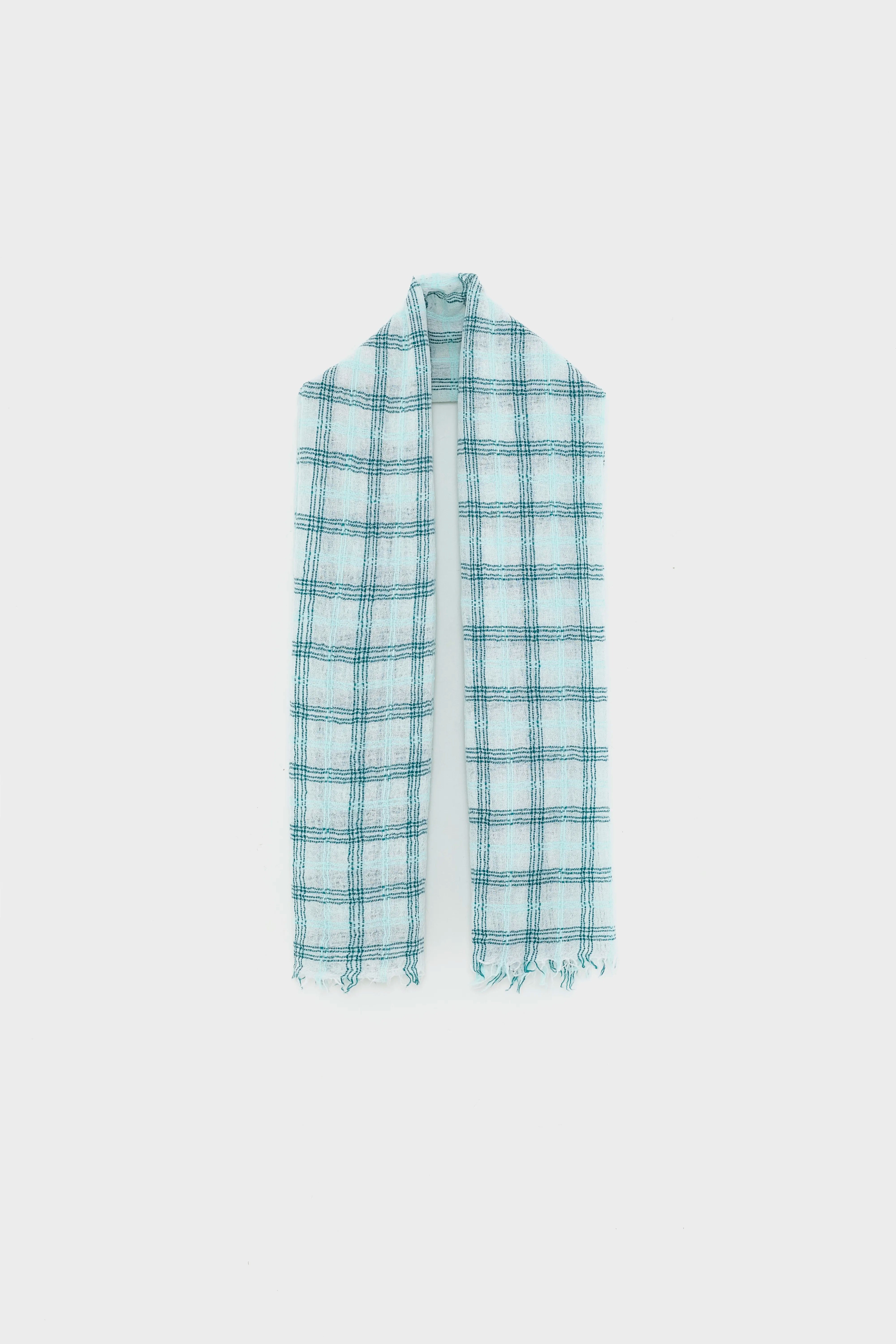 Sovy Geruite Sjaal - Iceberg / Lotus / Mystic Voor Dames | Bellerose