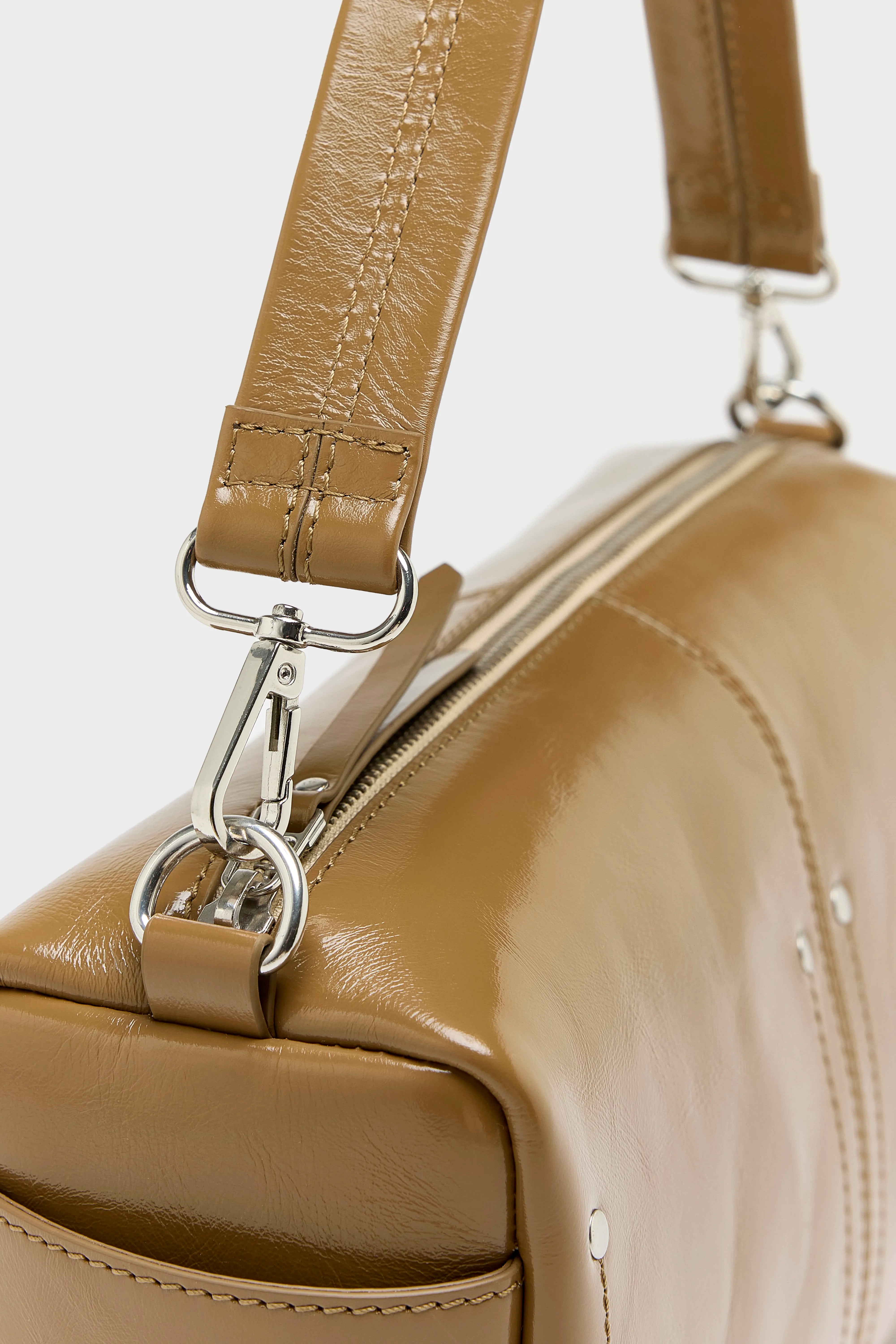 Duol leren handtas (261 / W / LATTE)