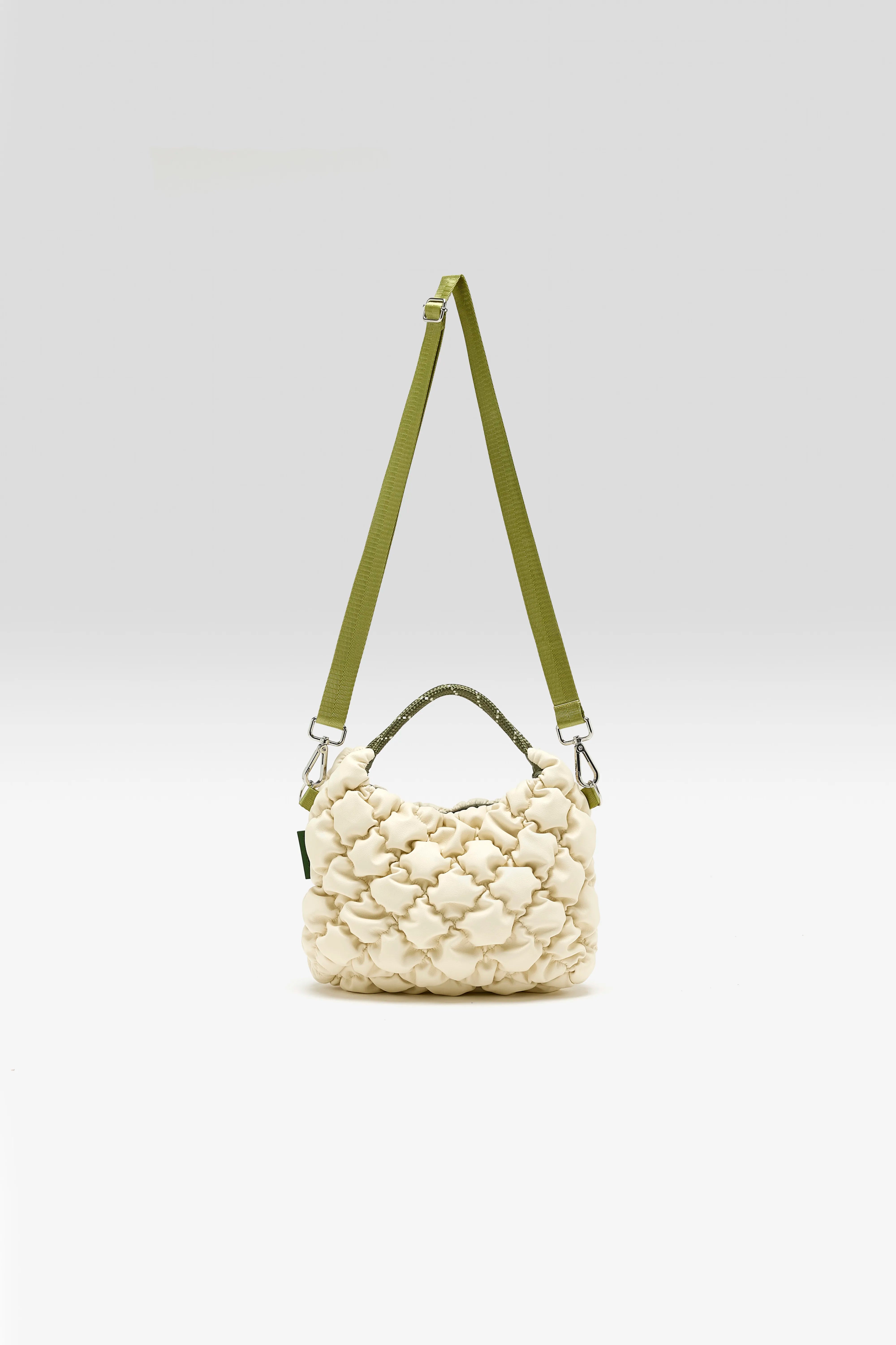 Helcro Padded Shoulder Bag - Bamboo / Cream For Women | Bellerose