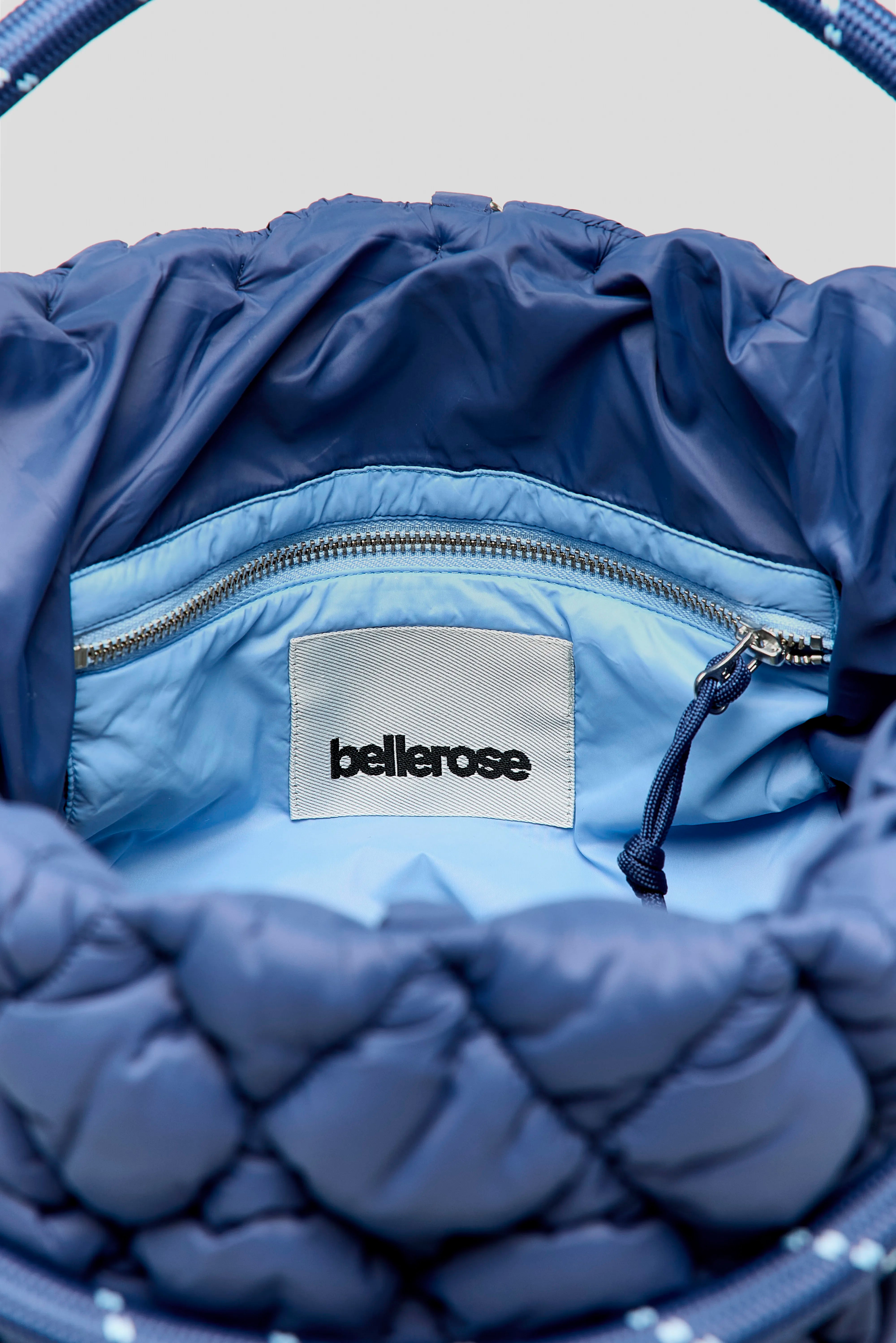 Sac À Bandoulière Matelassé Hela - Blue shirt / Storm Pour Femme | Bellerose