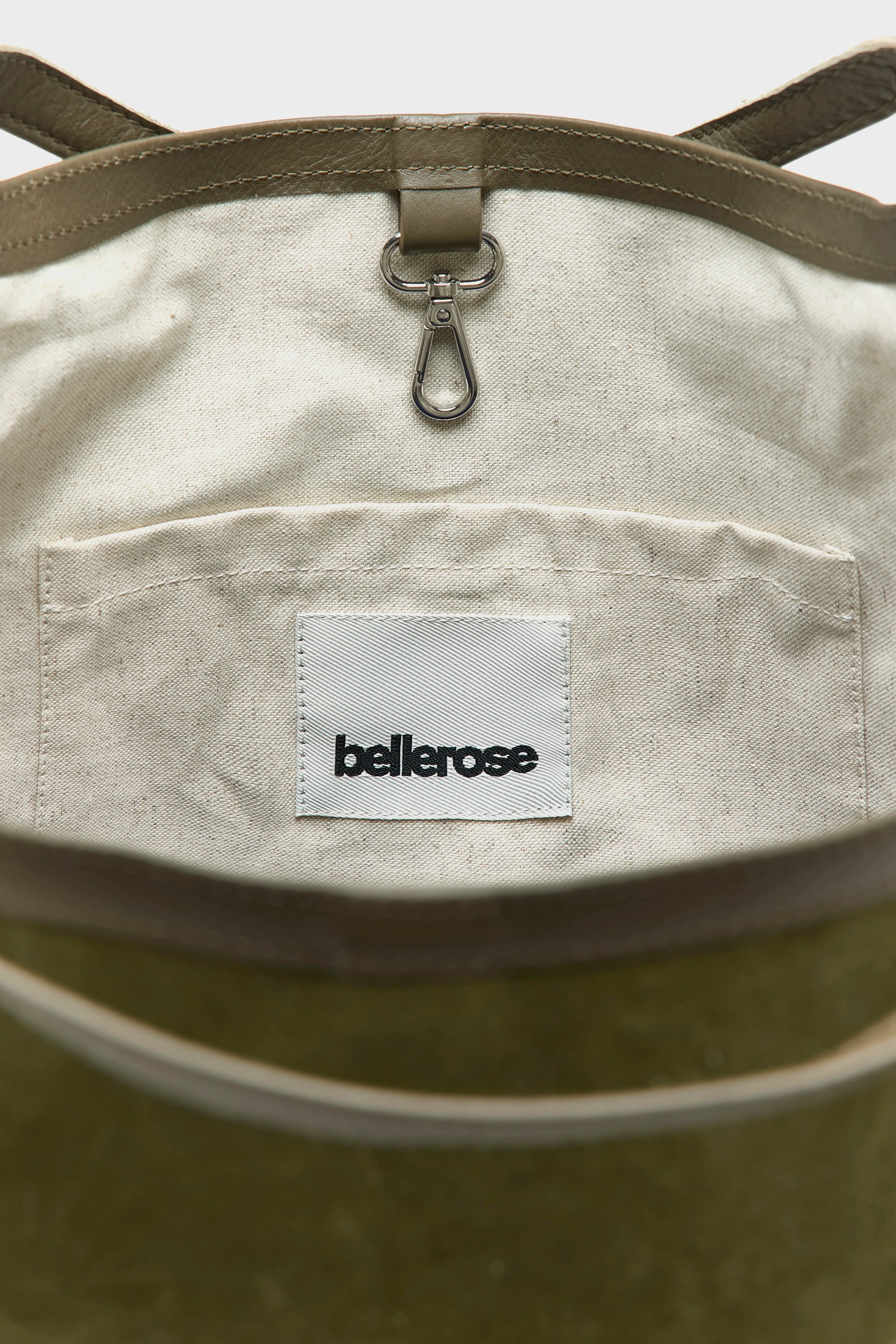 Sac À Main En Toile Singa - Olive Pour Femme | Bellerose