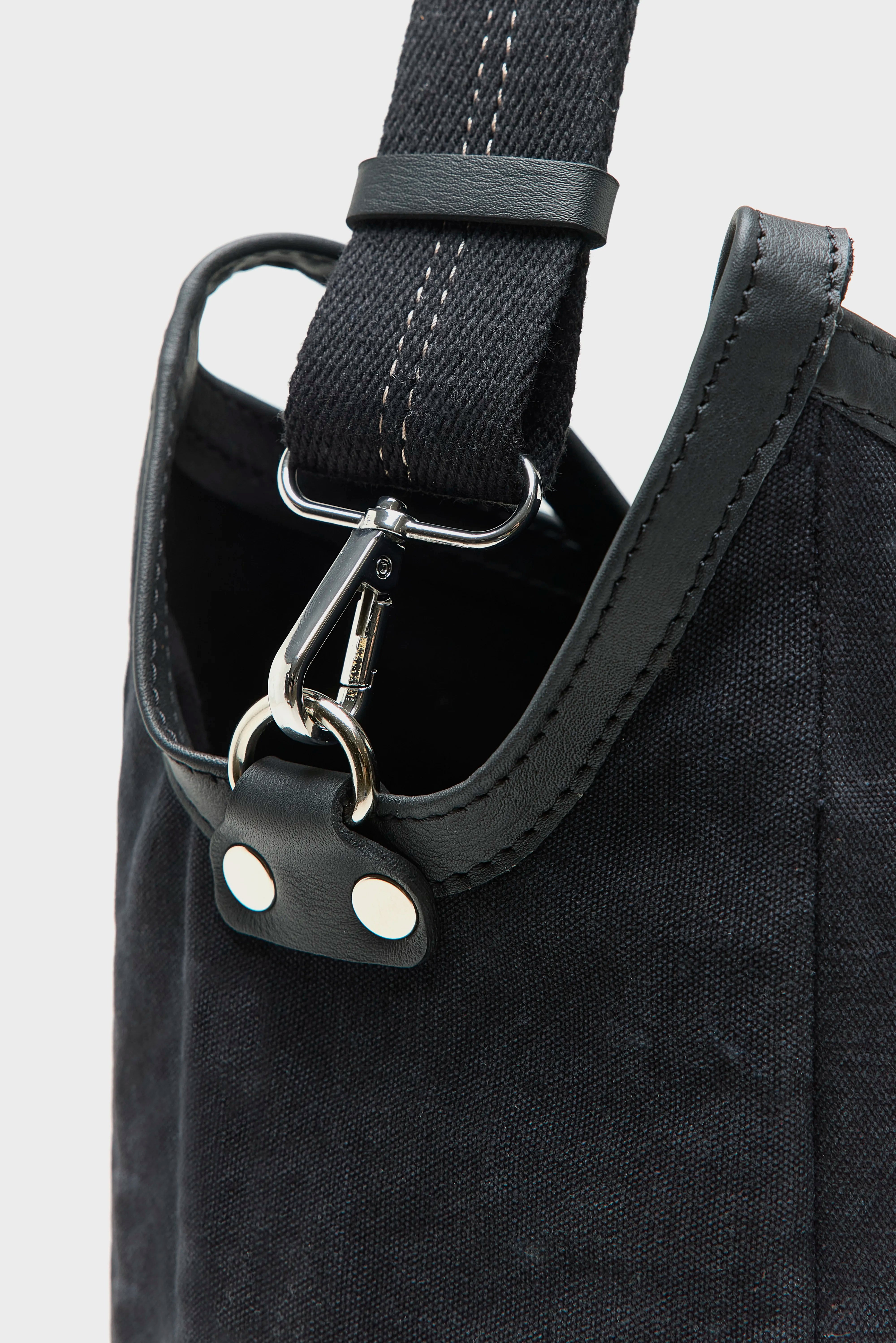 Singa canvas handbag (261 / W / BLACK)