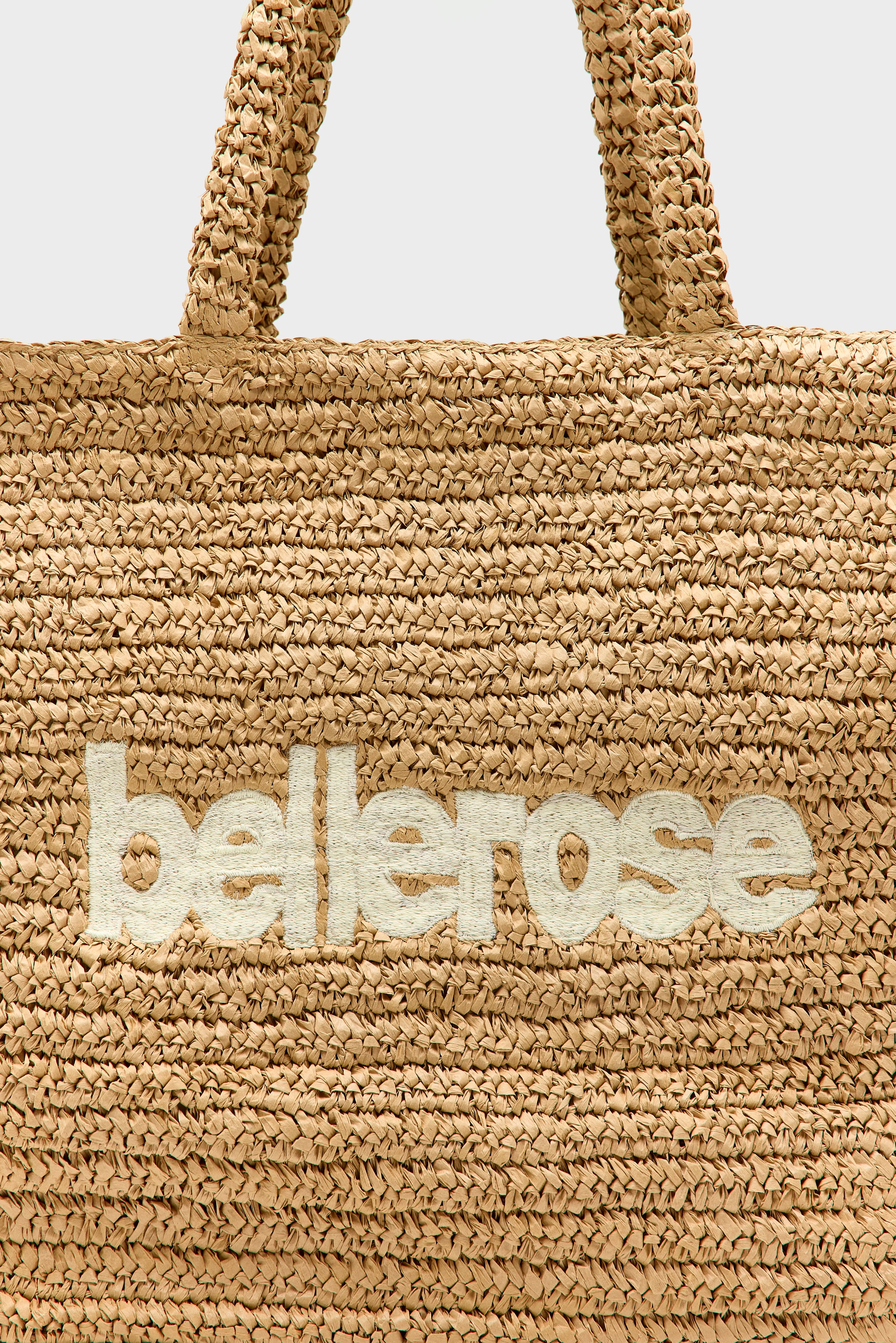 Itop Strooien Shoppingtas - Butter / Natural / Worker Voor Dames | Bellerose