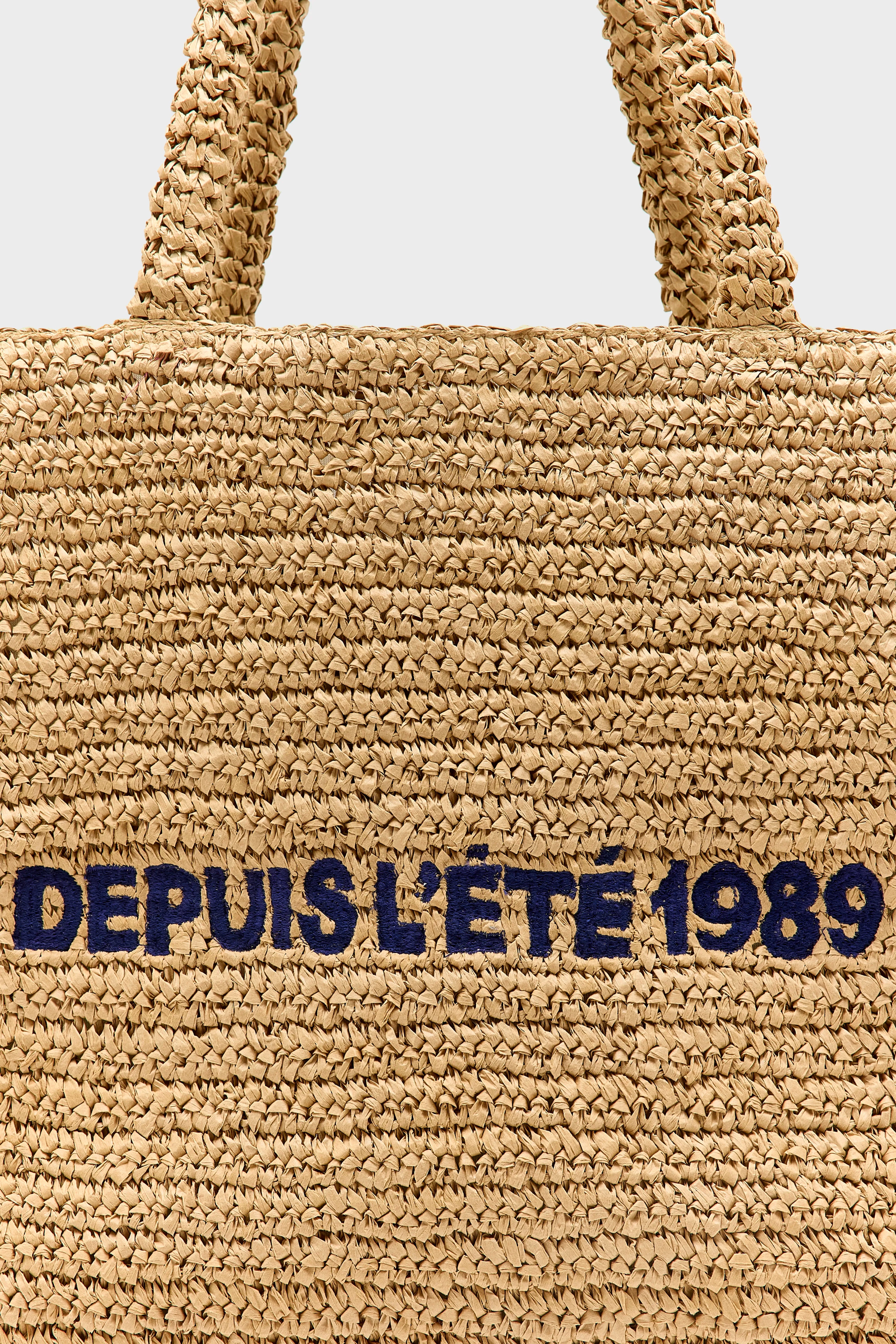 Sac fourre-tout en paille Itop (261 / W / NATURAL)