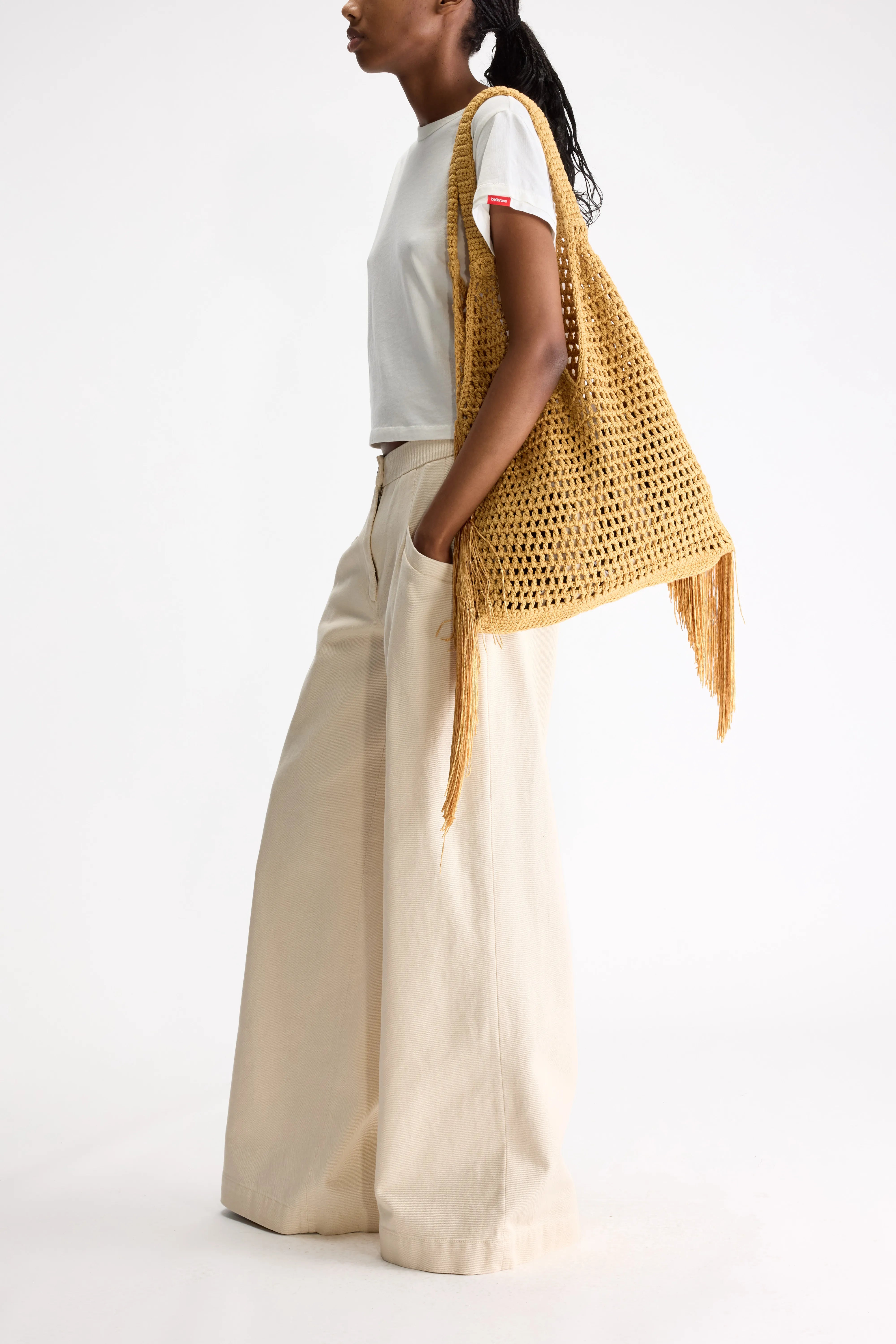 Inga Gehaakte Handtas - Rafia Voor Dames | Bellerose