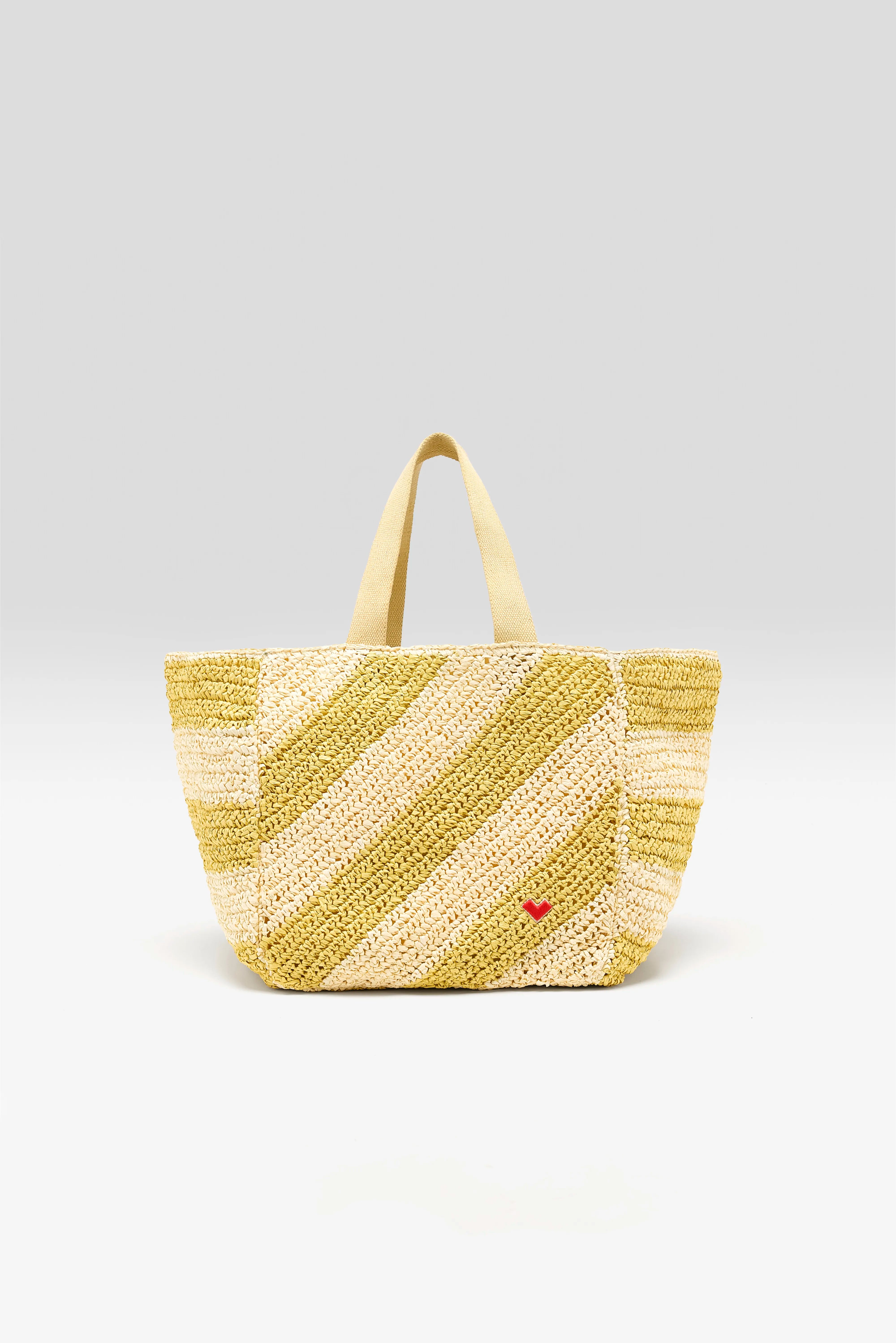 Ibias Grote Handtas - Cream / Lemon / Poppy Voor Dames | Bellerose