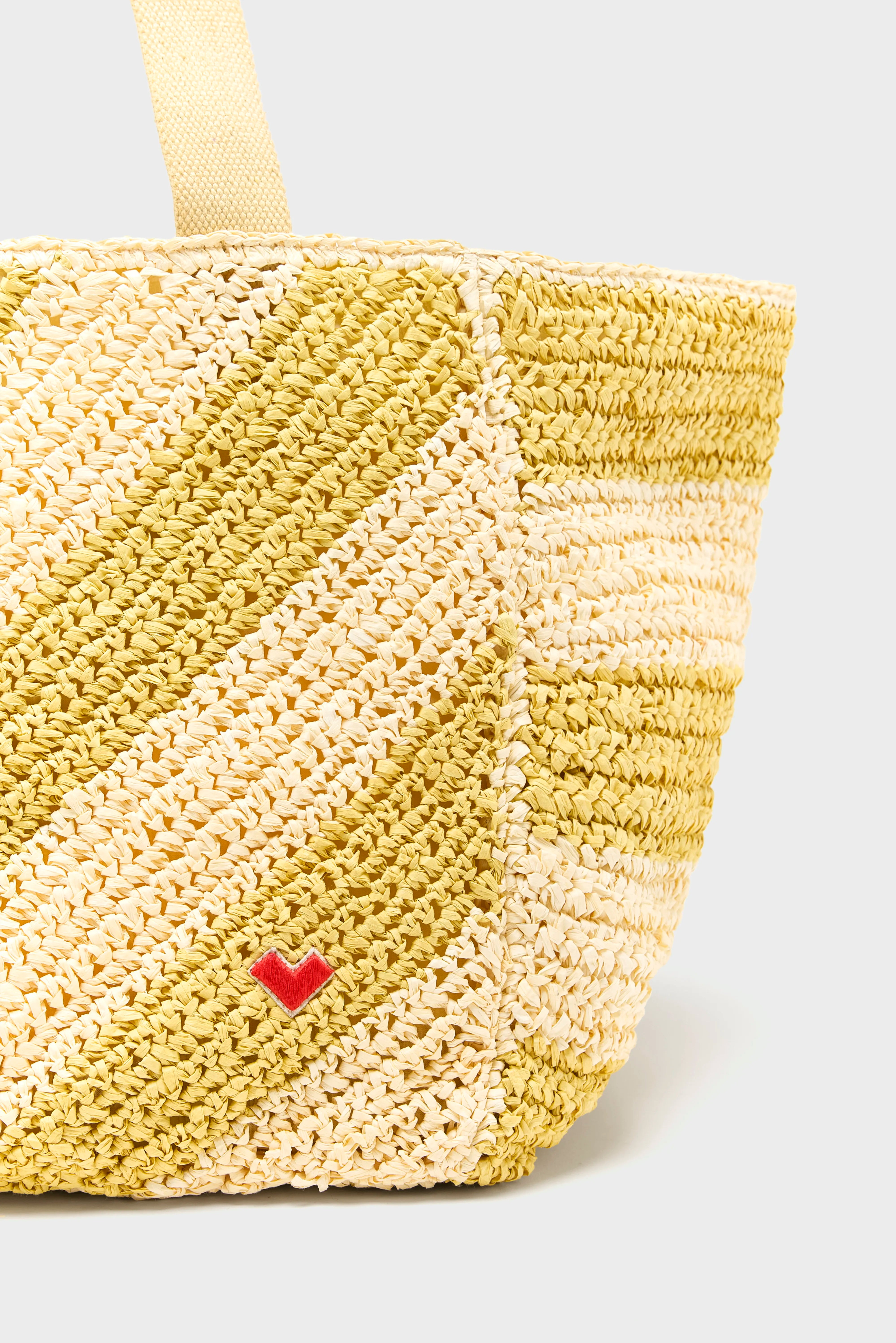 Ibias Grote Handtas - Cream / Lemon / Poppy Voor Dames | Bellerose