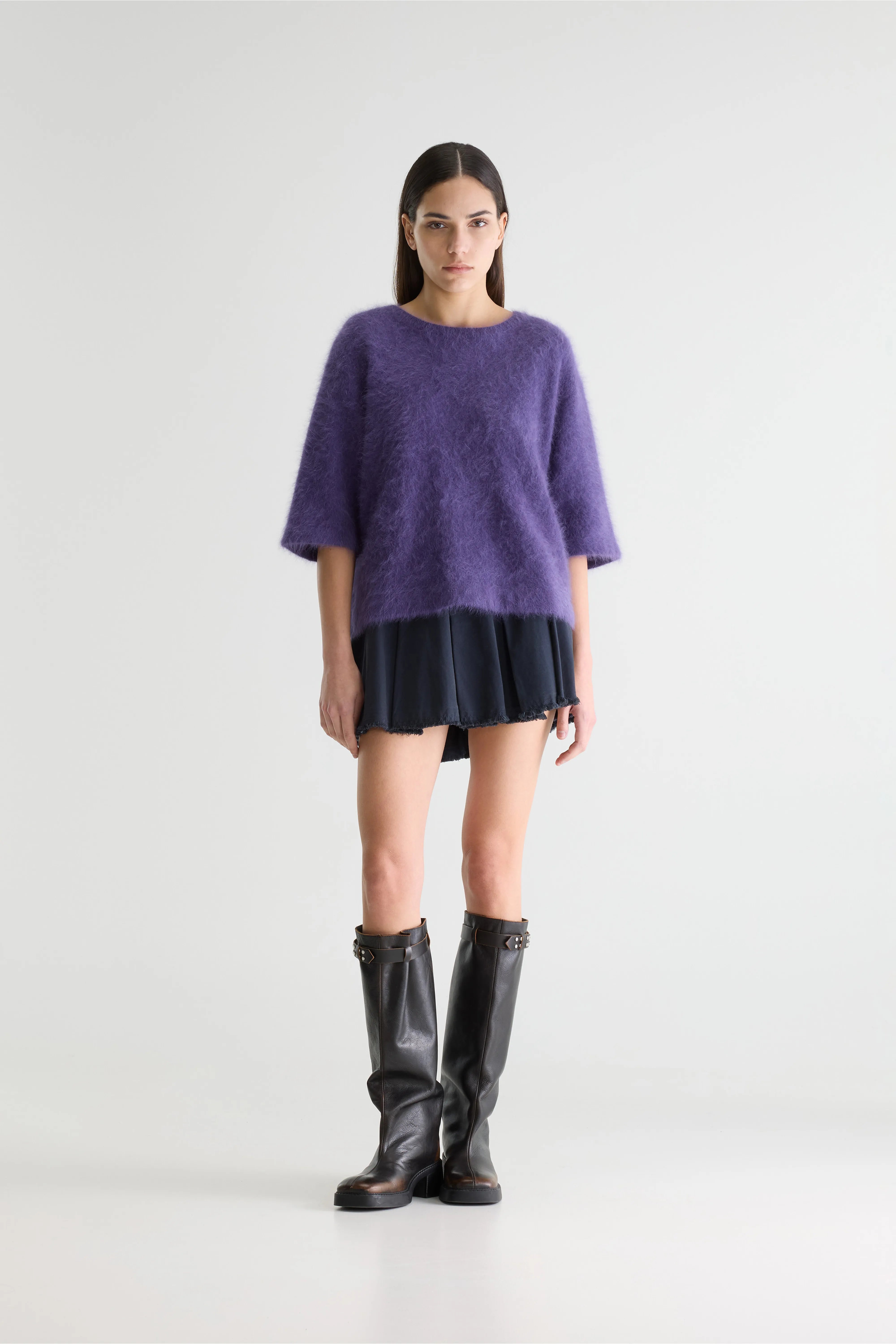 Dime Trui Van Angoramix - Grape Voor Dames | Bellerose