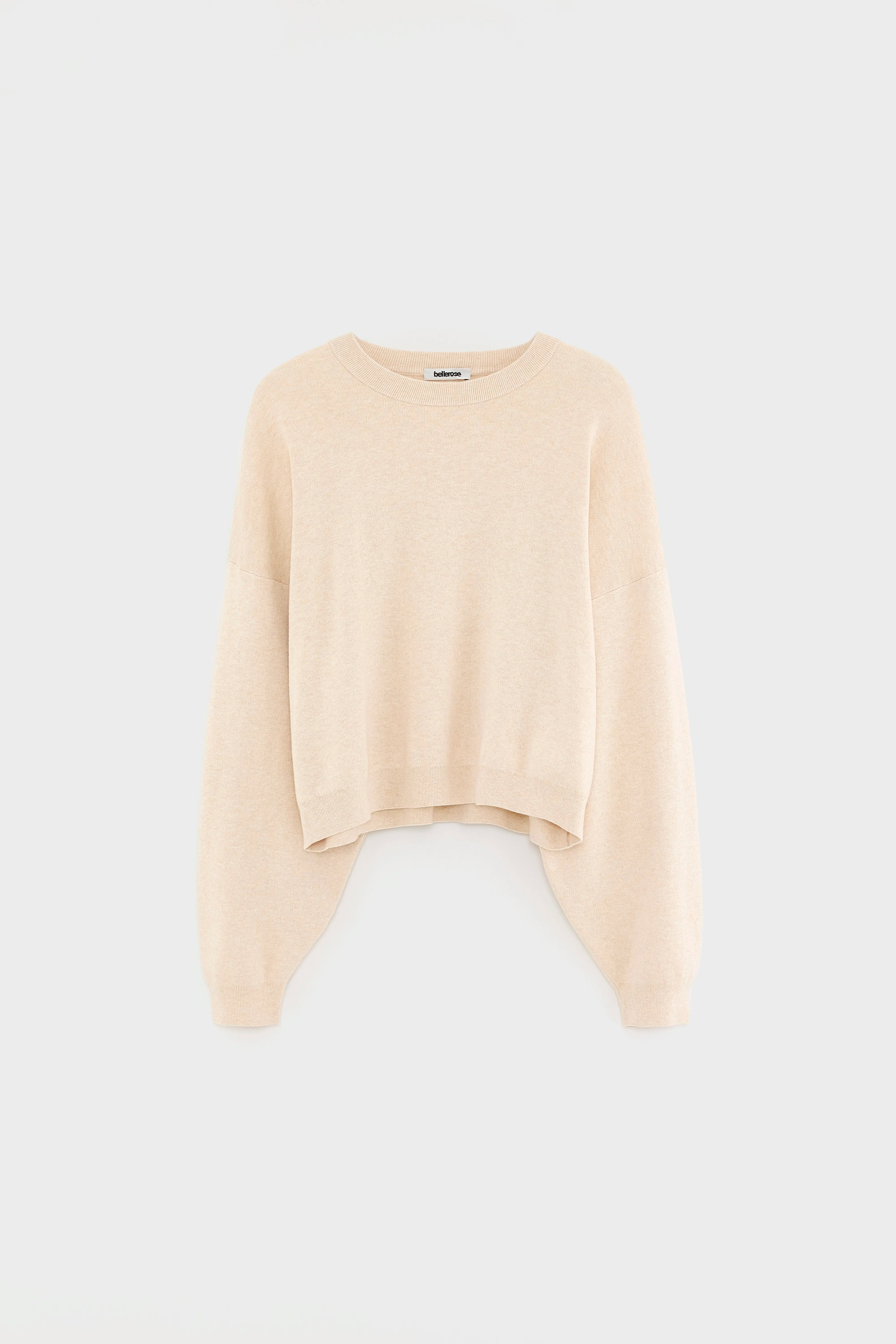 Pull col rond Angum (261 / W / OATMEAL)