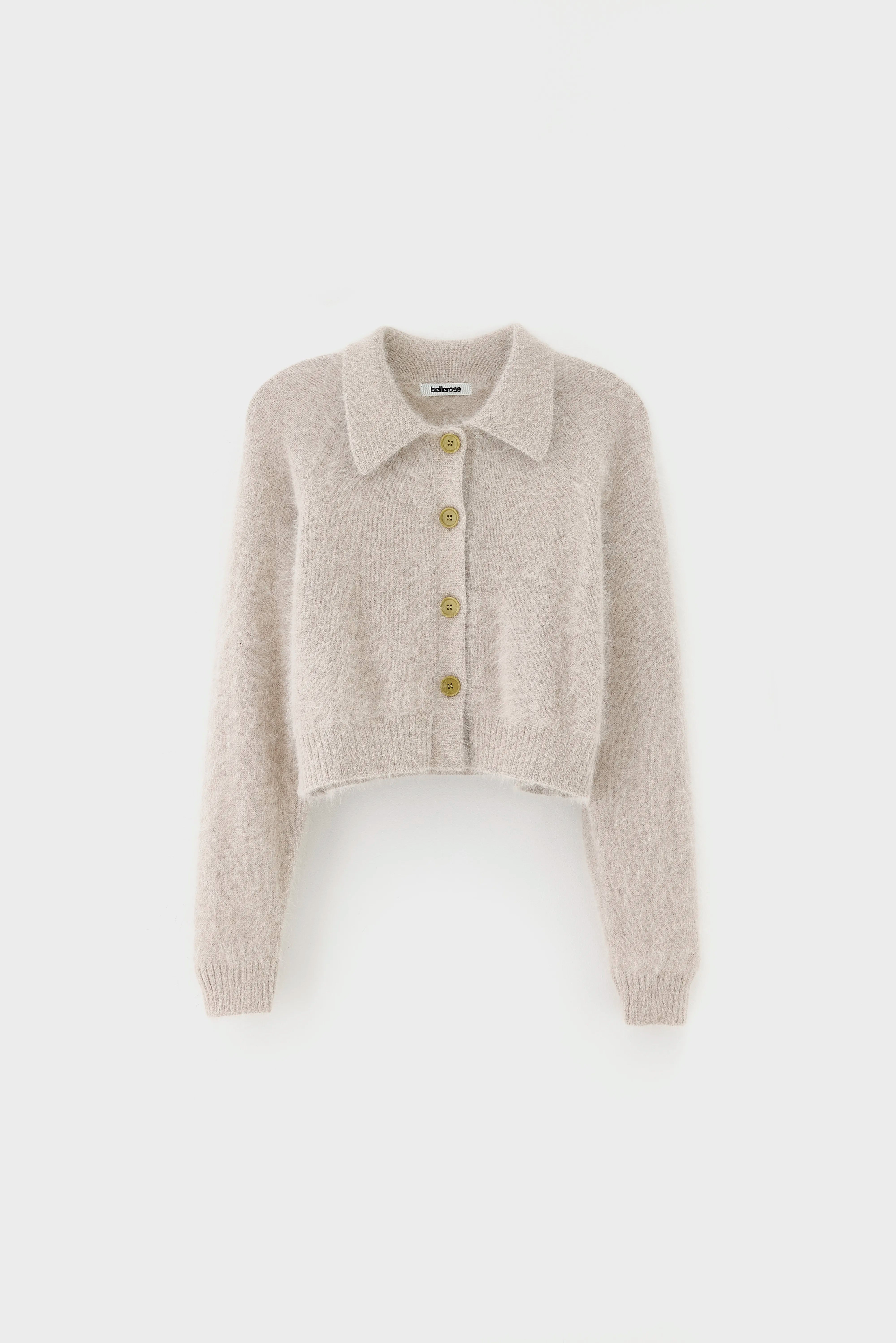 Cardigan en angora Datco (261 / W / LIGHT GREY)