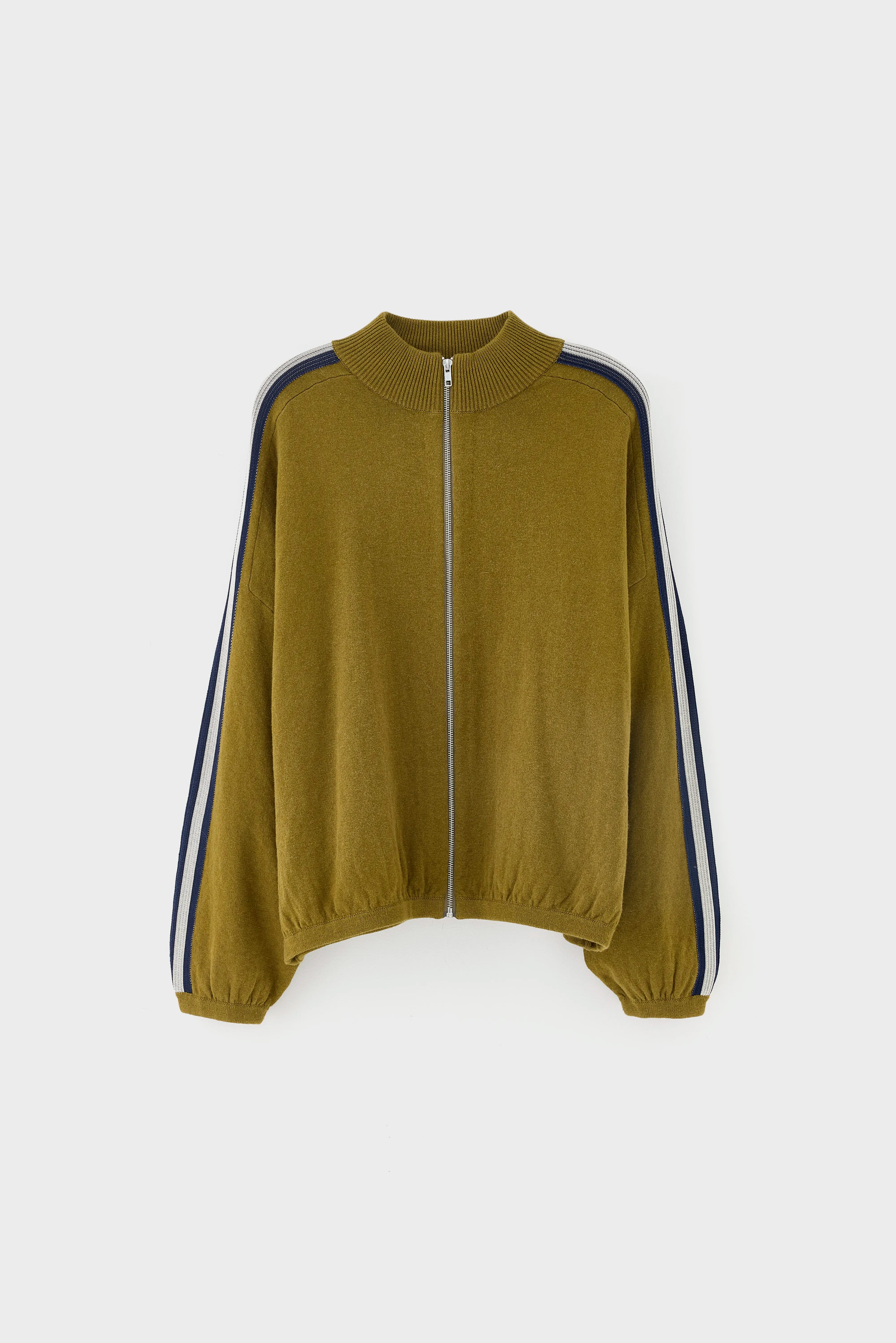 Gerta zip-up cardigan (261 / W / VETIVER)