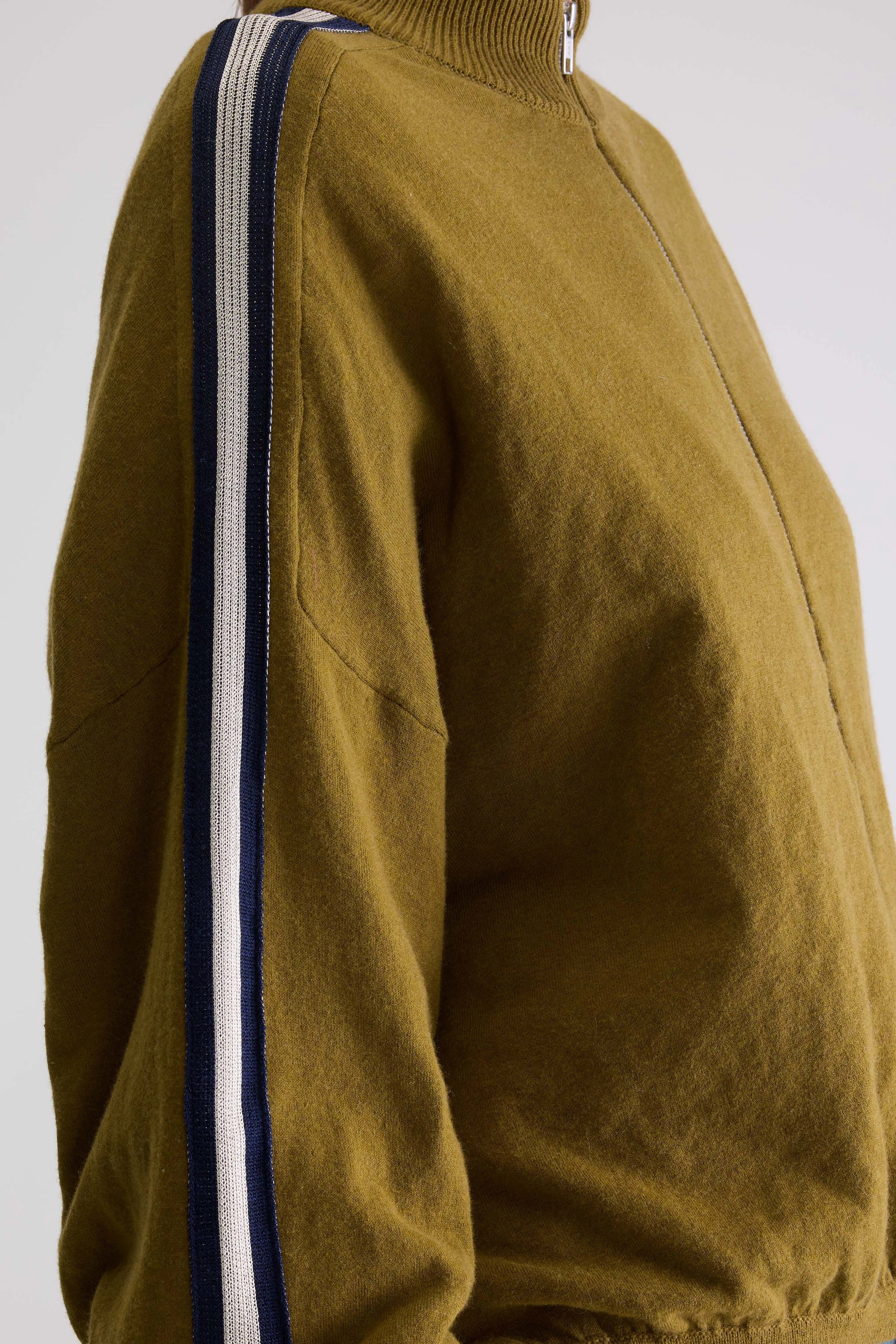 Gerta cardigan met ritssluiting (261 / W / VETIVER)