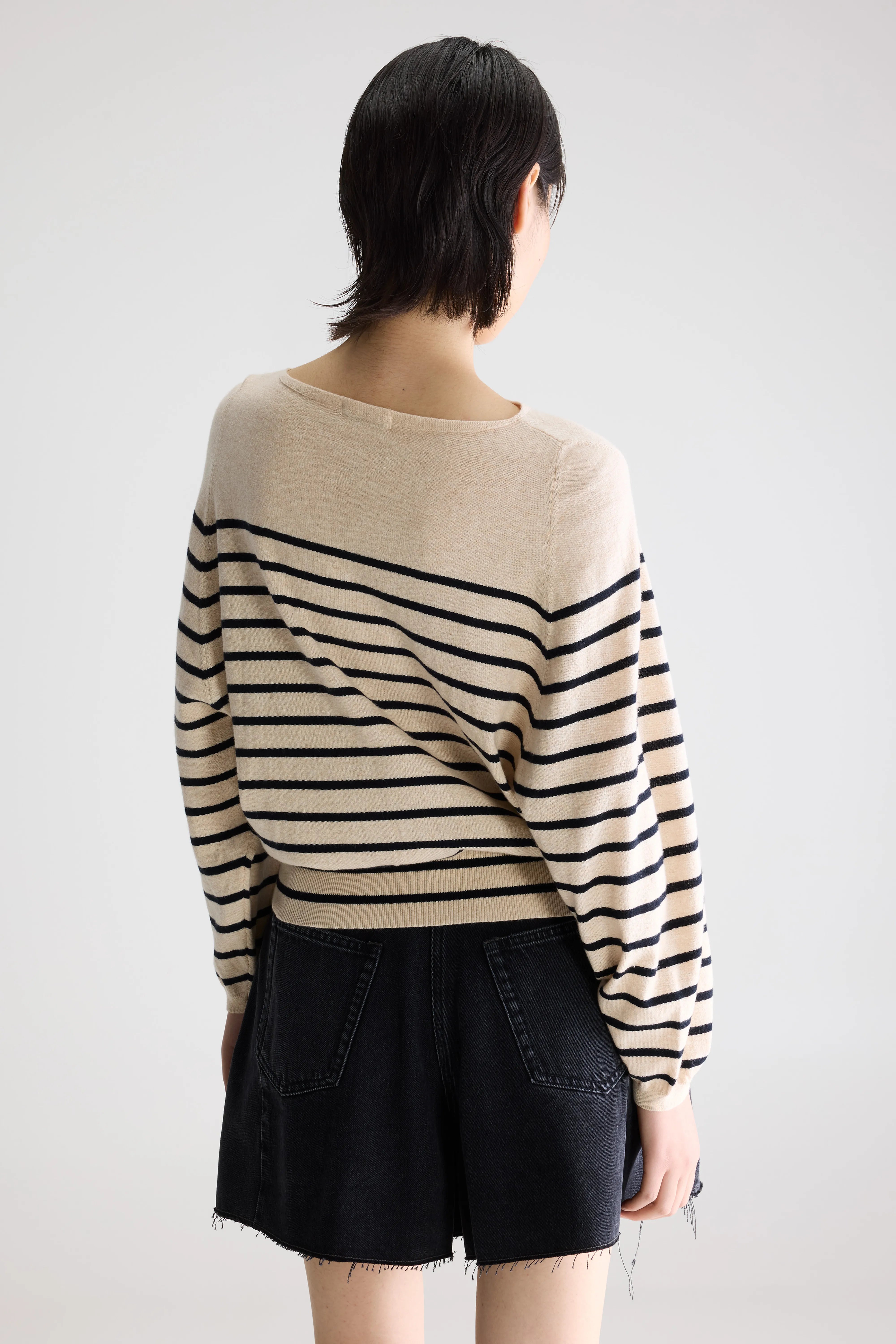 Geros relaxed trui (261 / W / STRIPE B)