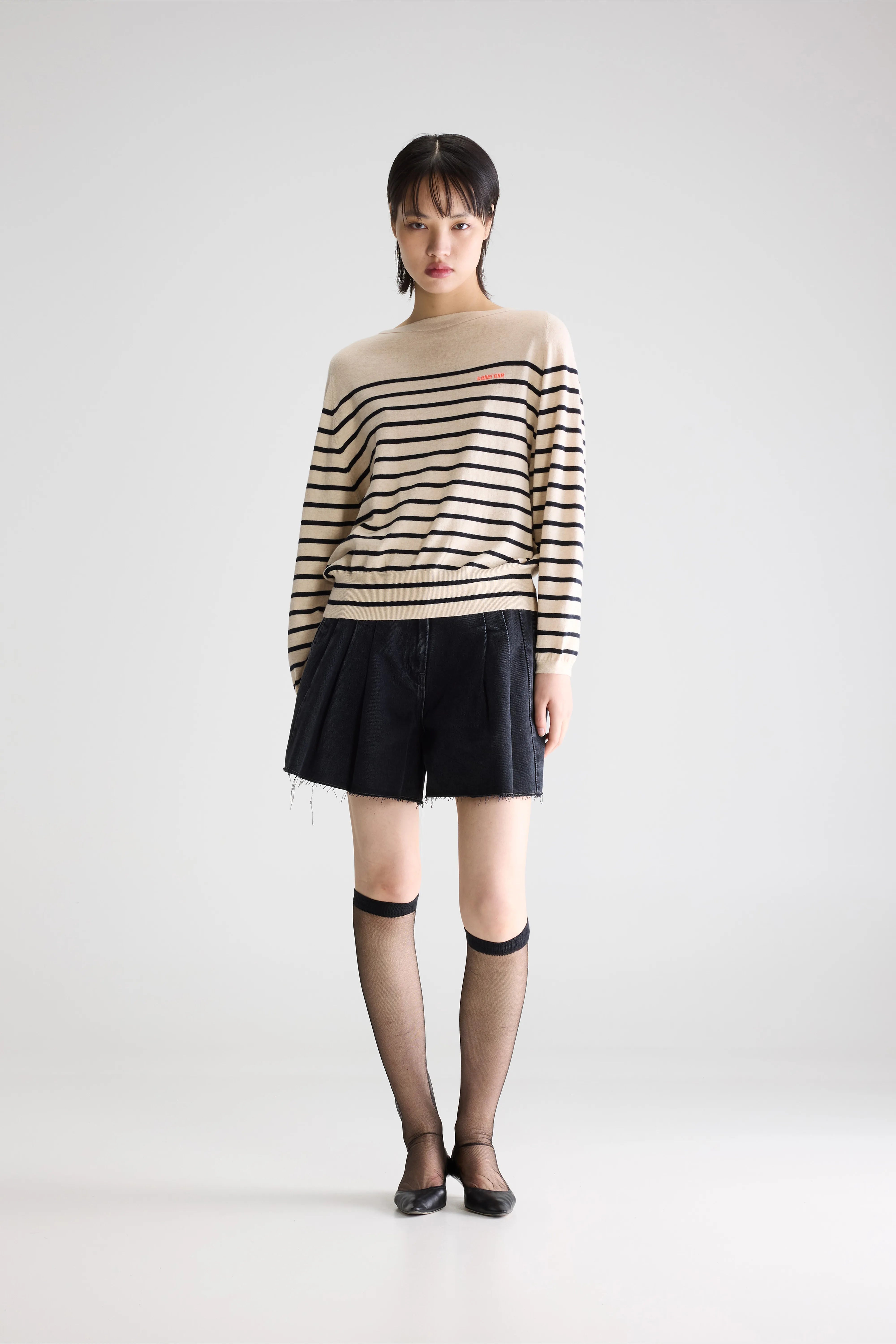 Pull Décontracté Geros - Meteora / Navy / Oatmeal Pour Femme | Bellerose