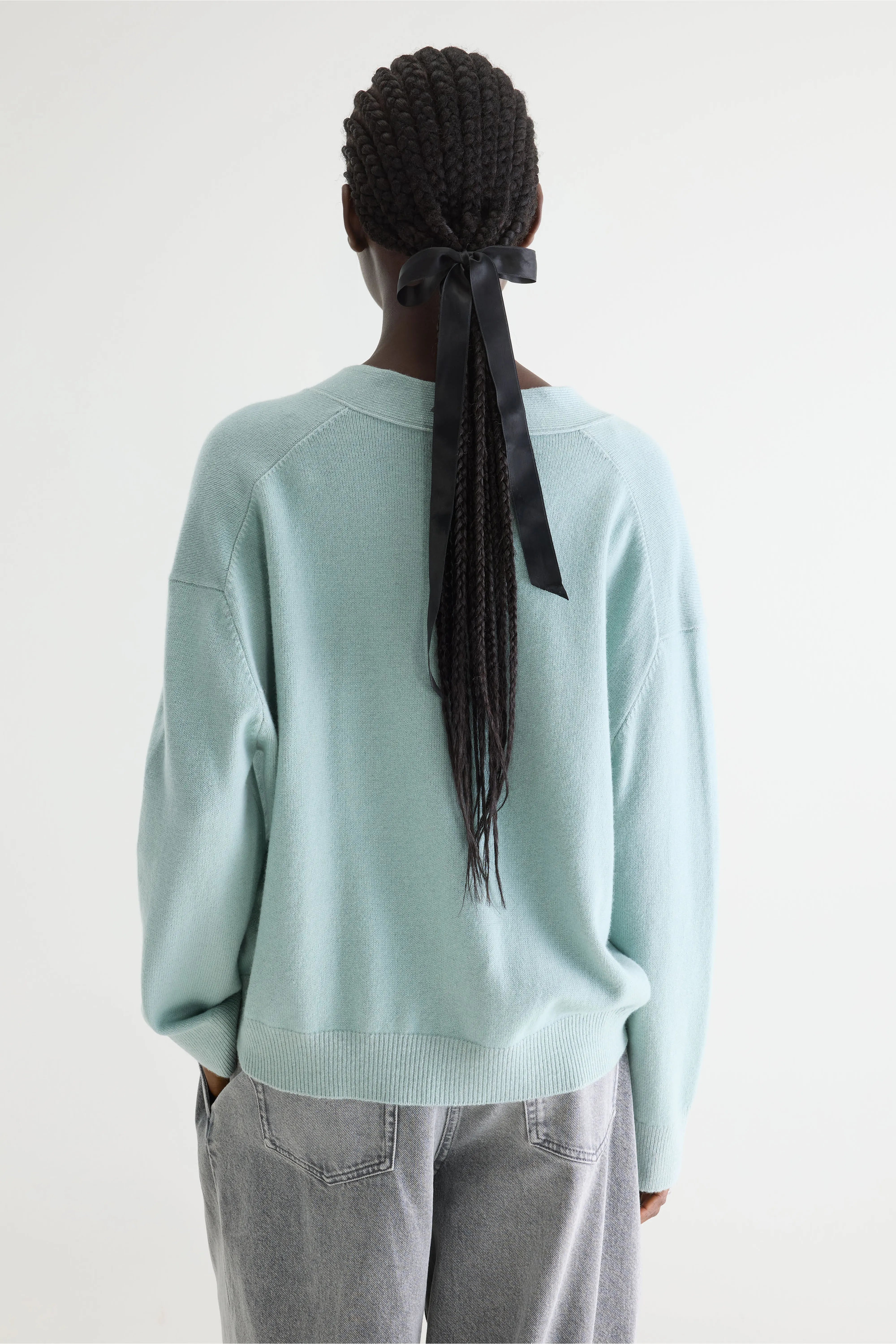 Cardigan boxy Gakkin (261 / W / JADEITE)