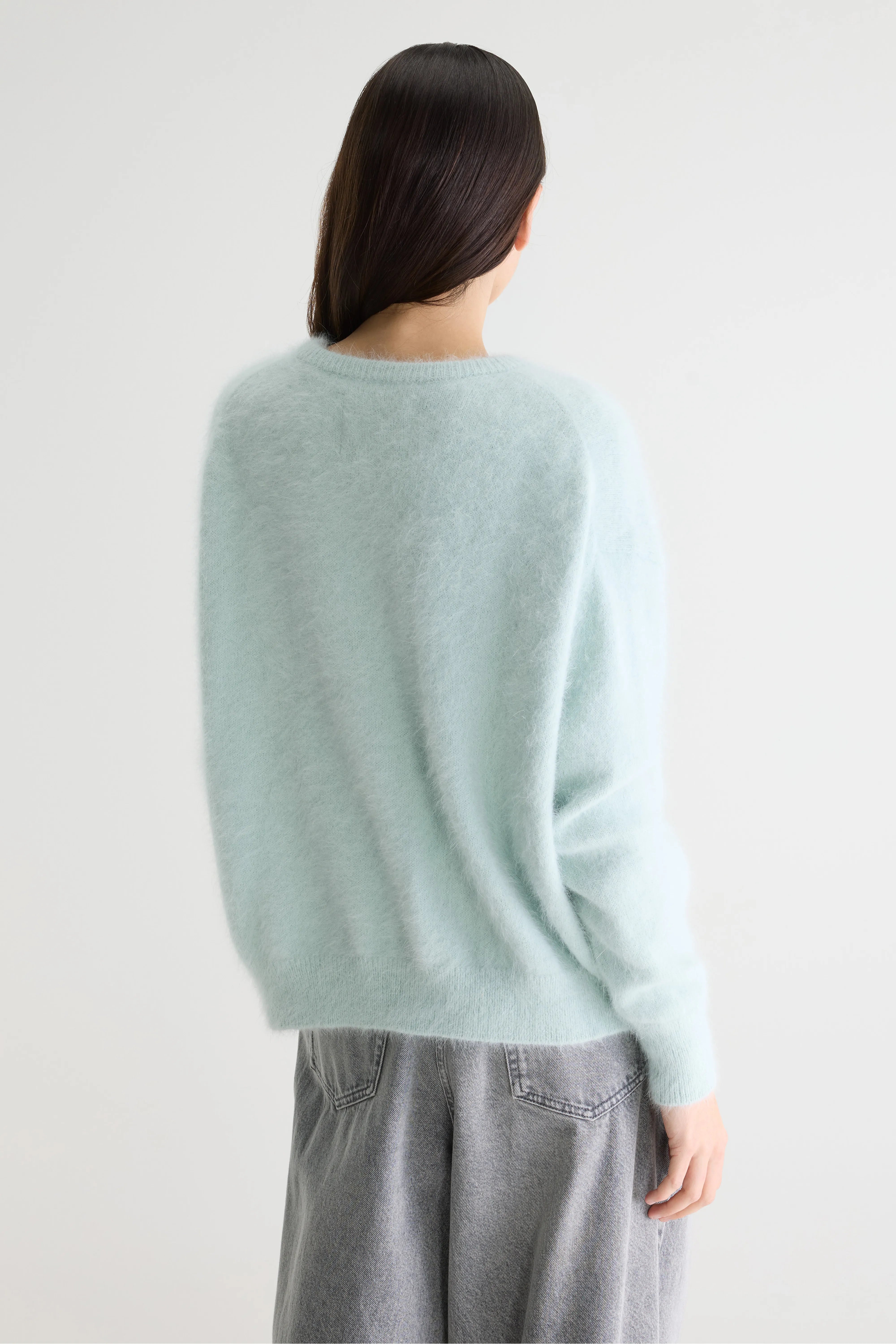 Dathan Angora-blend Cardigan - Ice For Women | Bellerose