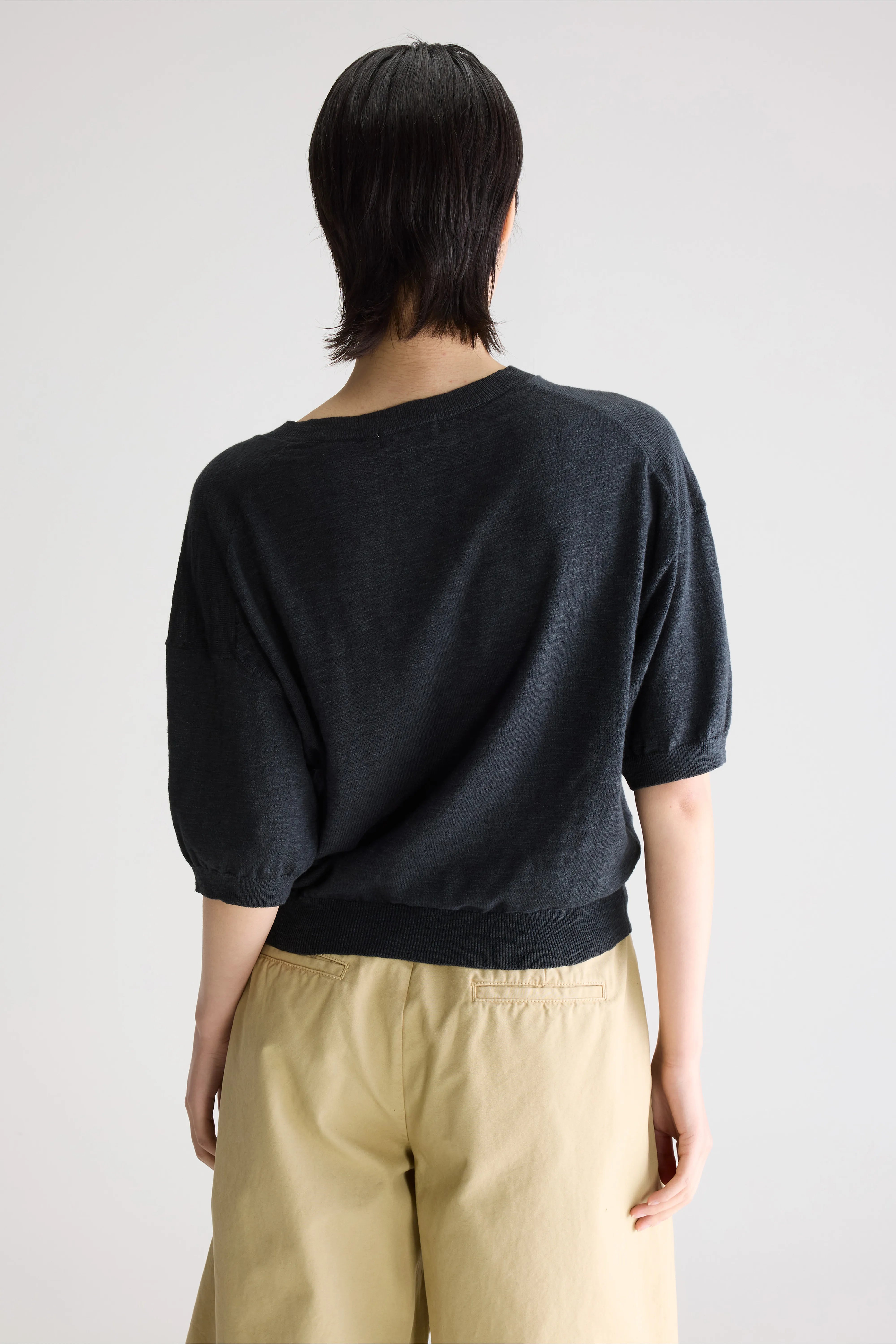 Dadif V-neck Sweater - Pirate For Women | Bellerose
