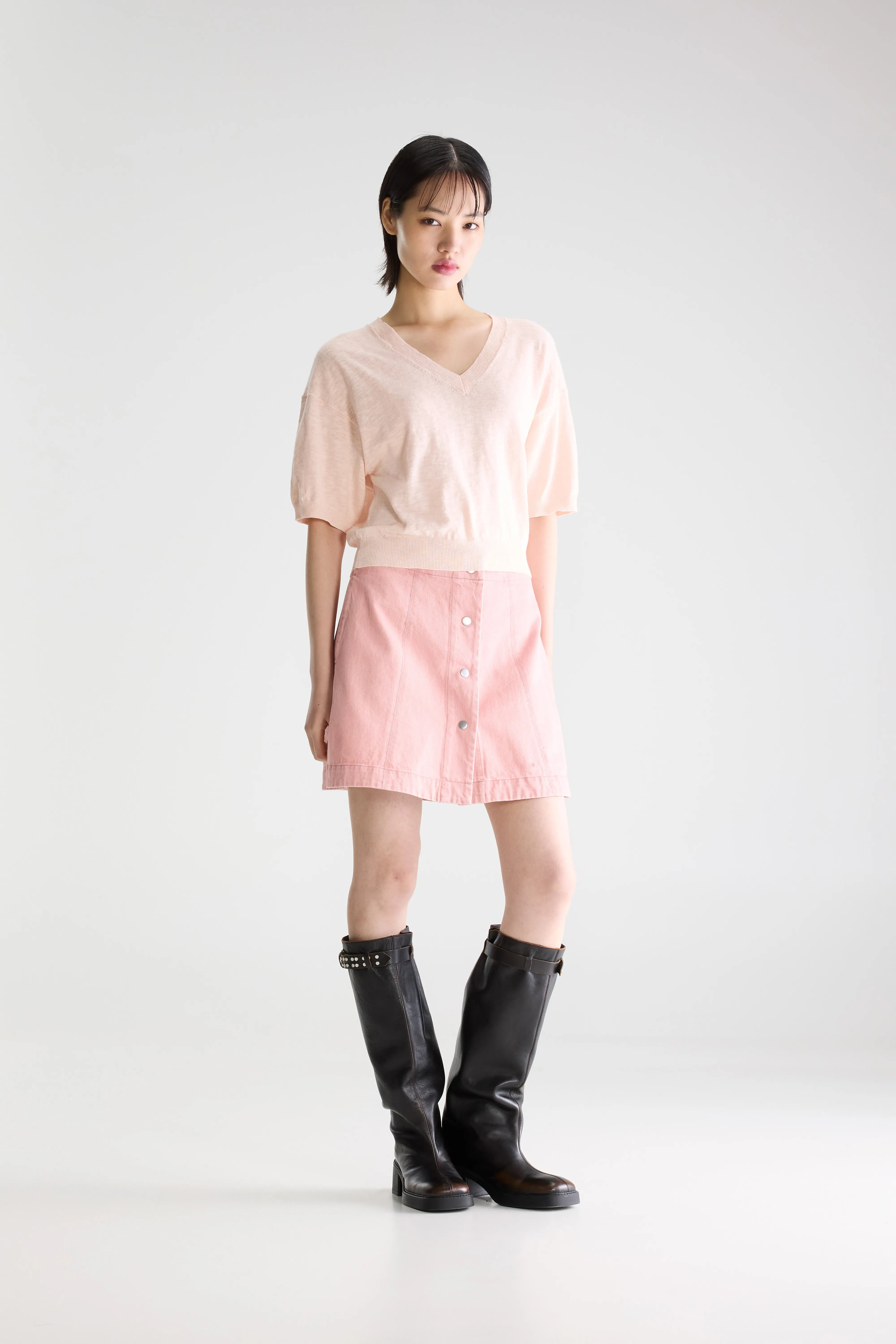 Dadif Trui Met V-hals - Babe Voor Dames | Bellerose