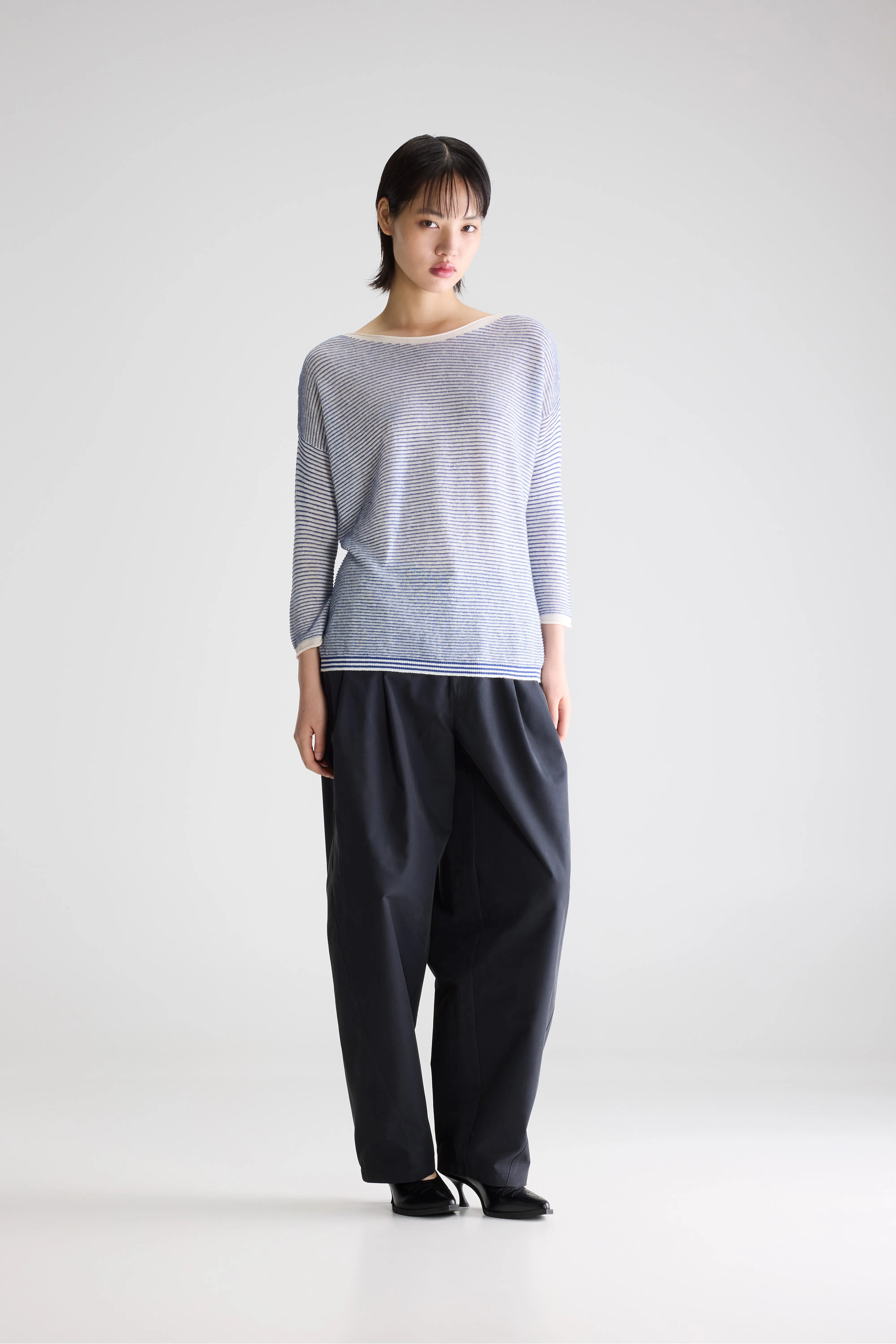 Pull À Encolure Bateau Neep - Ecru / Natural / Worker Pour Femme | Bellerose