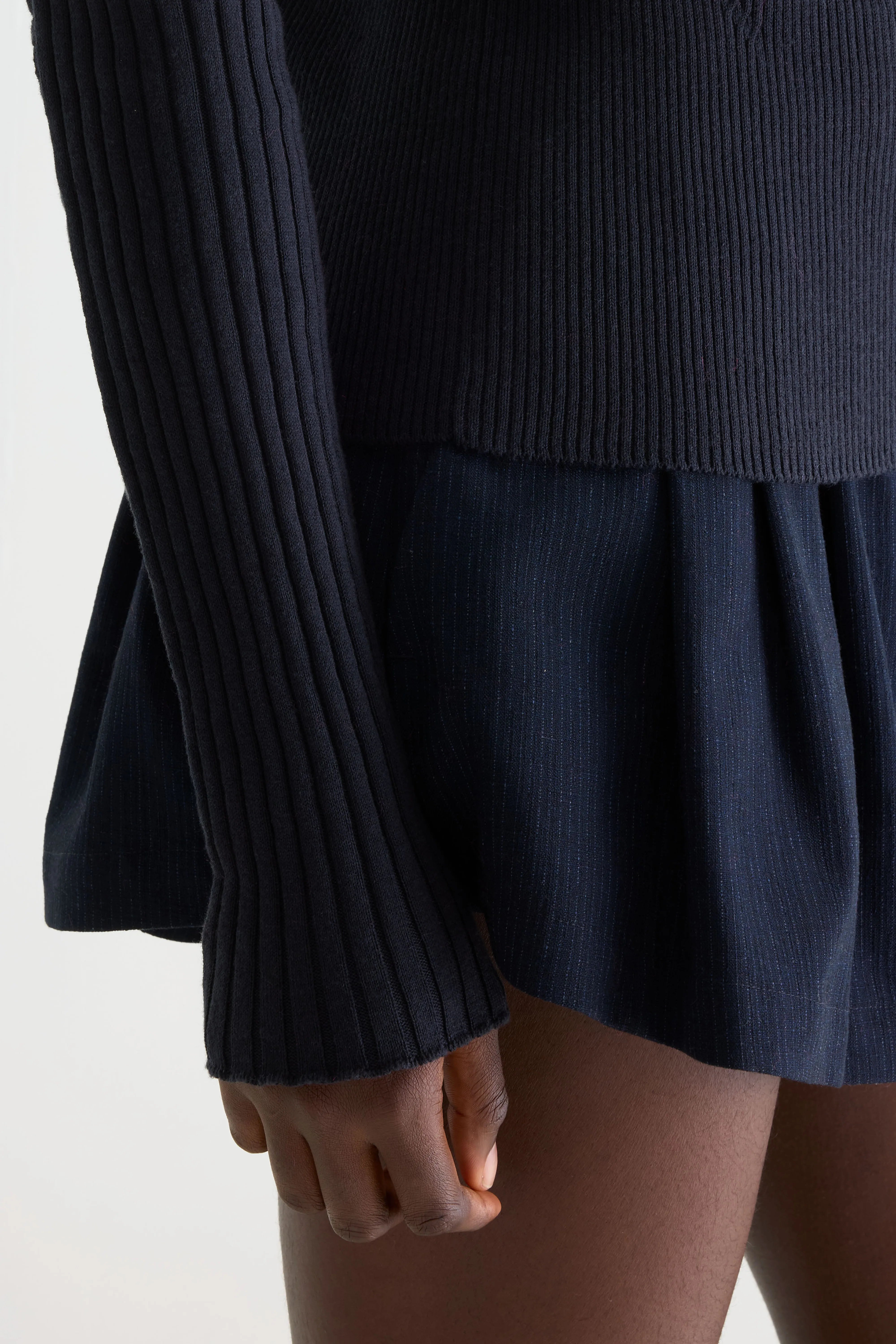 Pull slim Aduard (261 / W / NAVY)