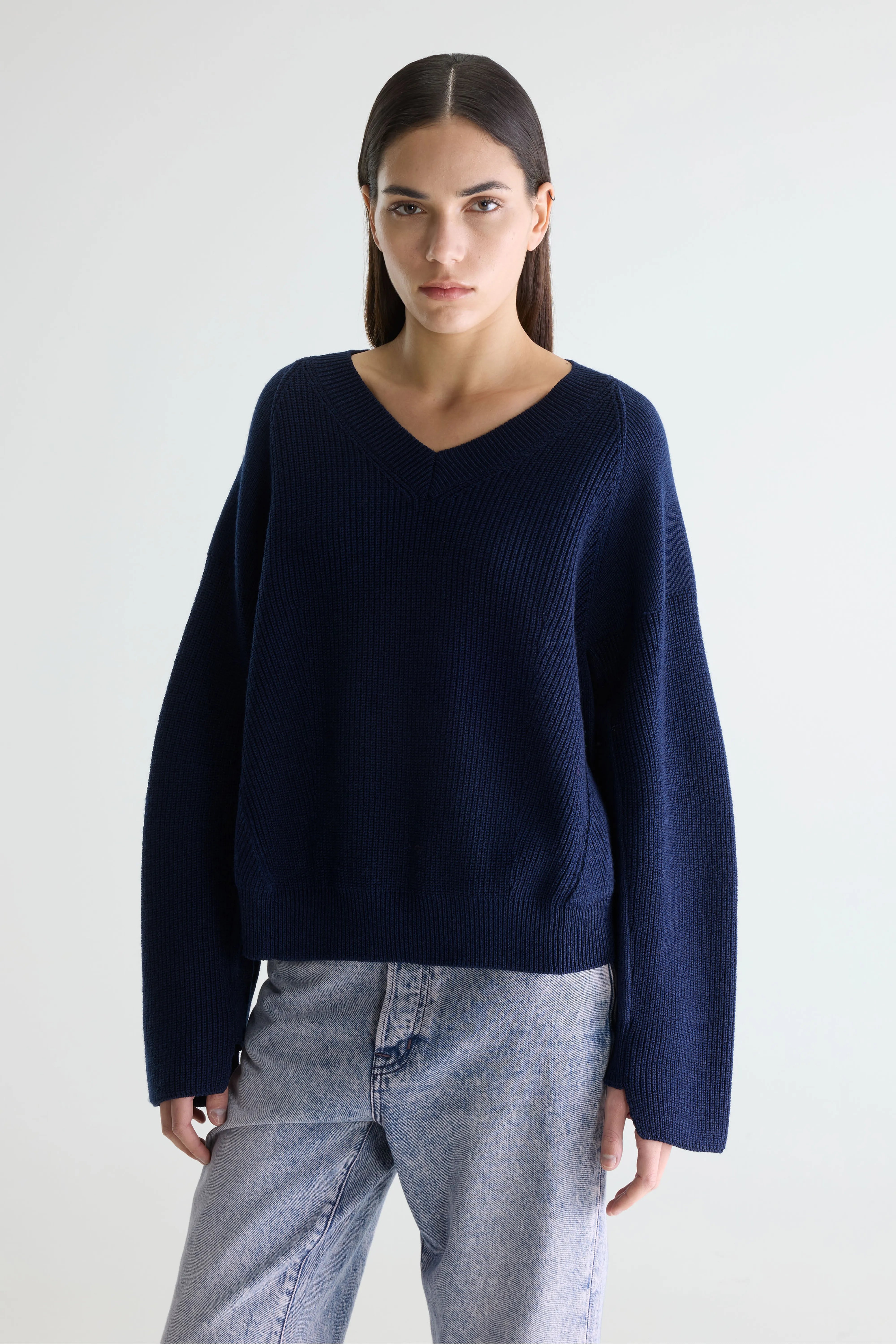 Pull Cropped Aoth - Navy Pour Femme | Bellerose