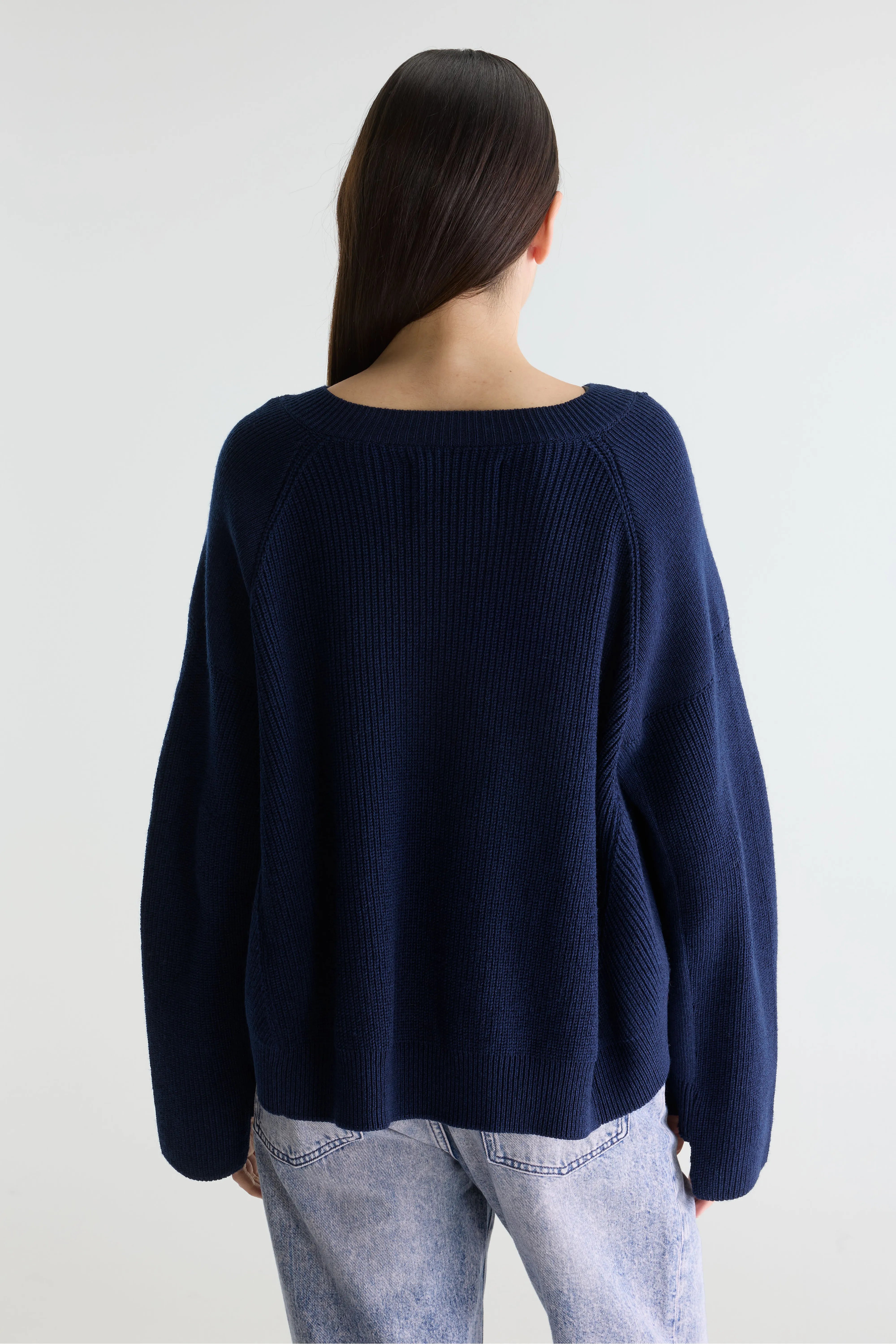 Pull Cropped Aoth - Navy Pour Femme | Bellerose