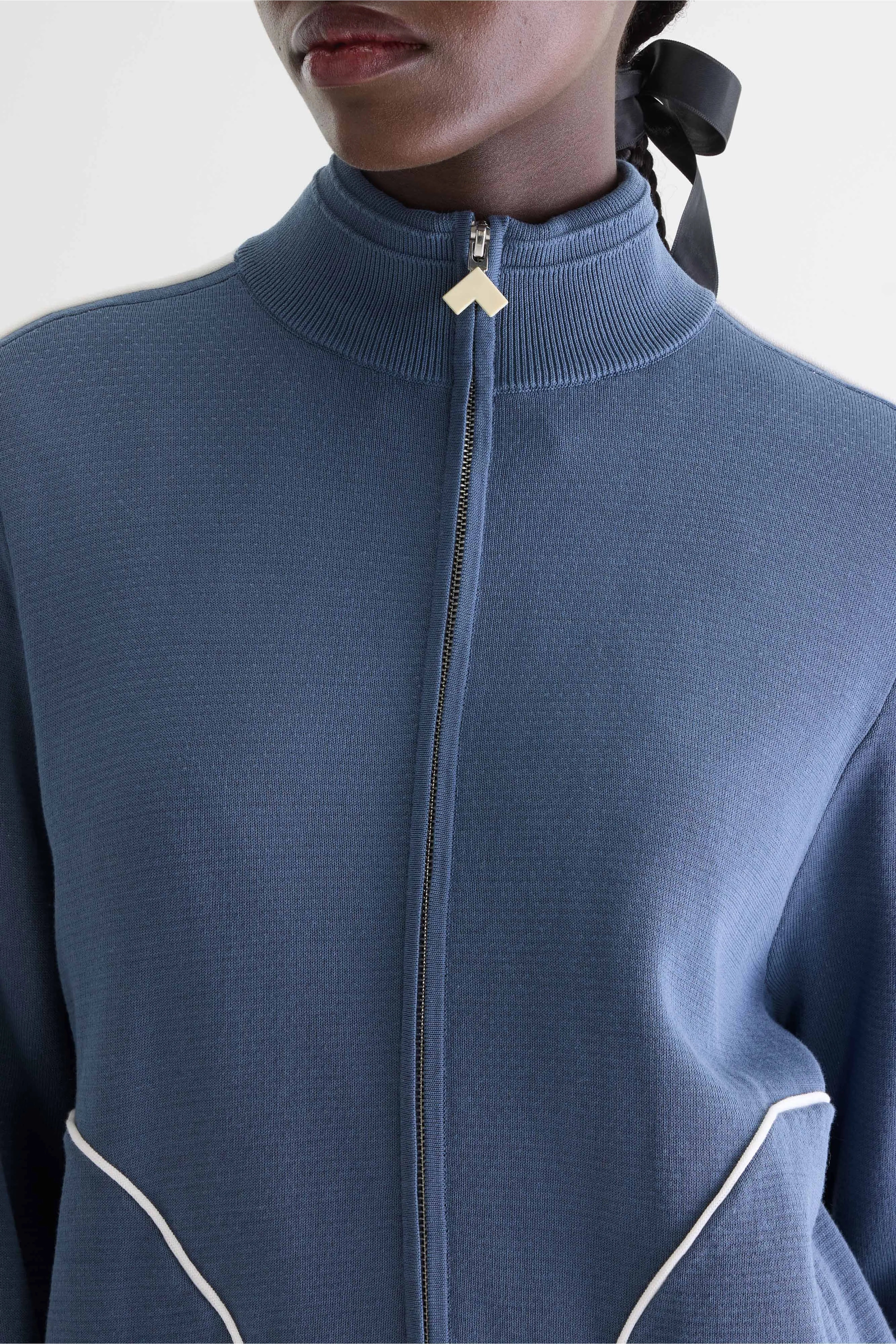 Dasy zip-up sweatshirt (261 / W / STORM)