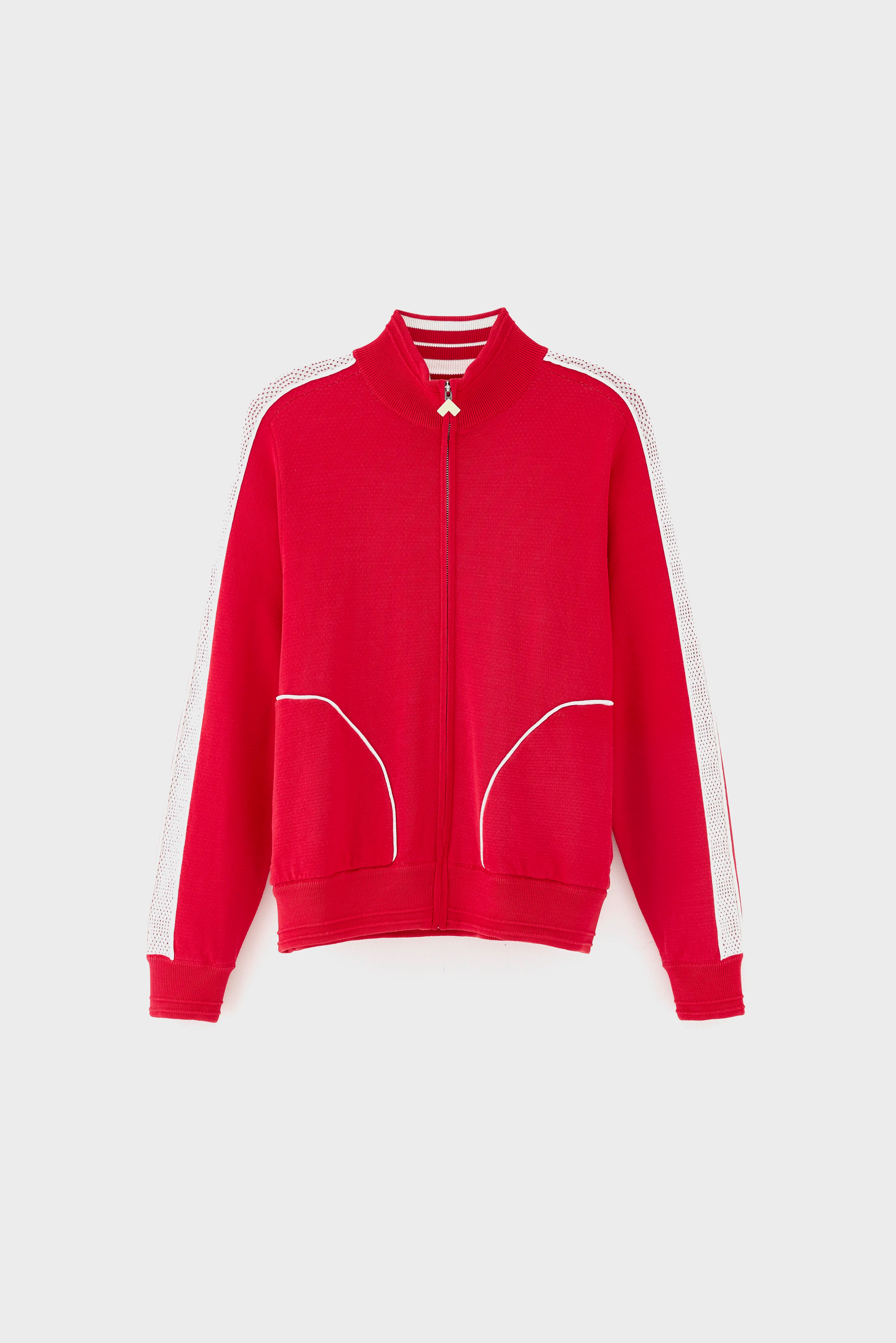 Dasy zip-up sweatshirt (261 / W / MASSAI RED)