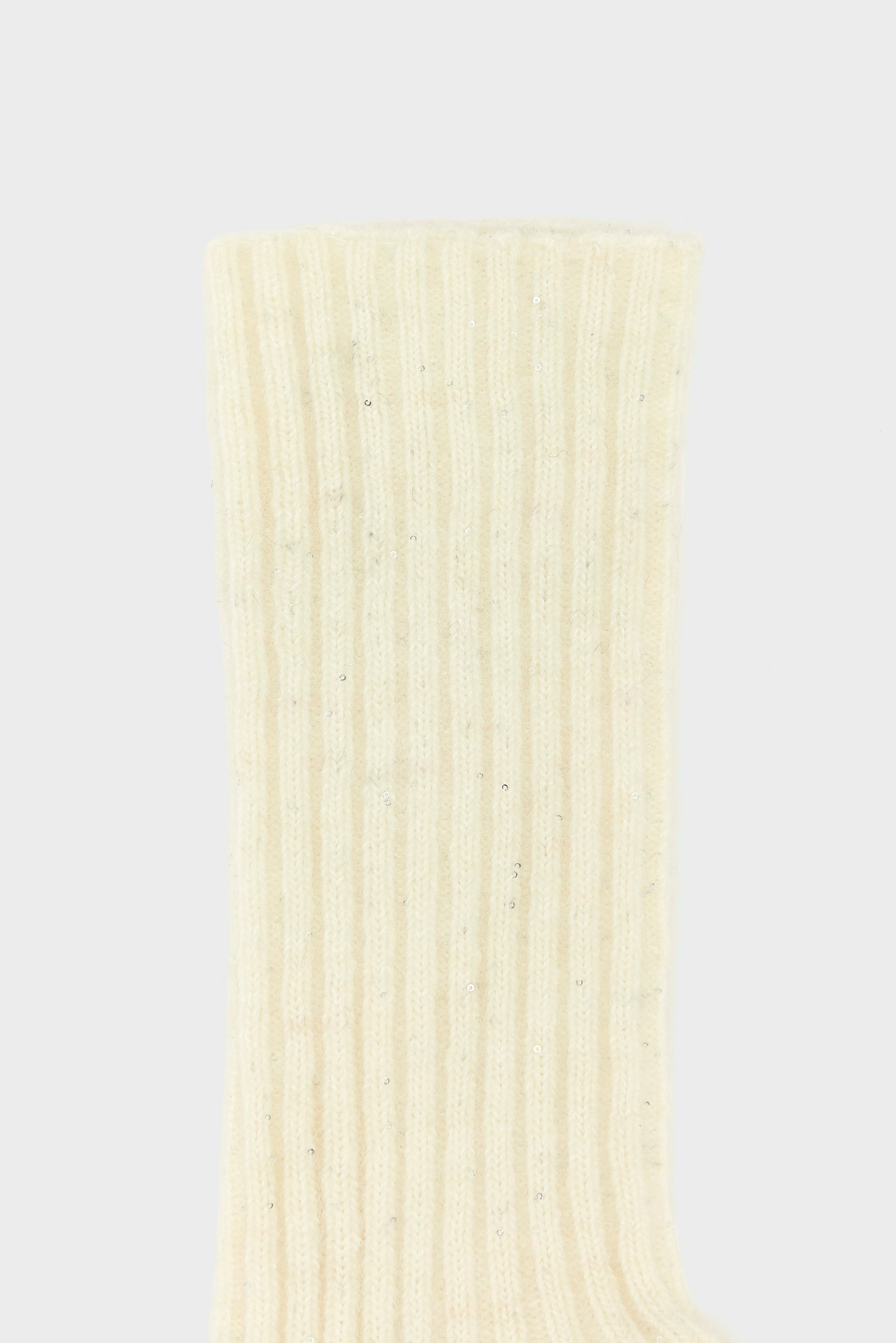 Chaussettes Brillantes Boti - Off white Pour Femme | Bellerose